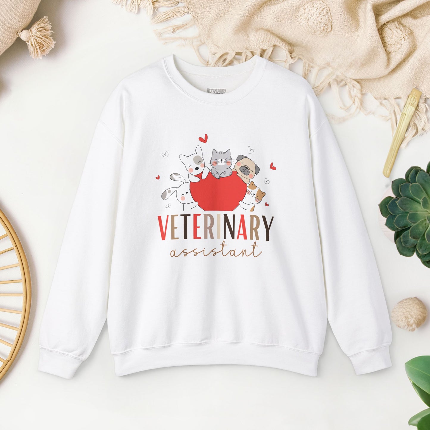 Cute Veterinary Assistant Crewneck Sweatshirt for VET Assistant