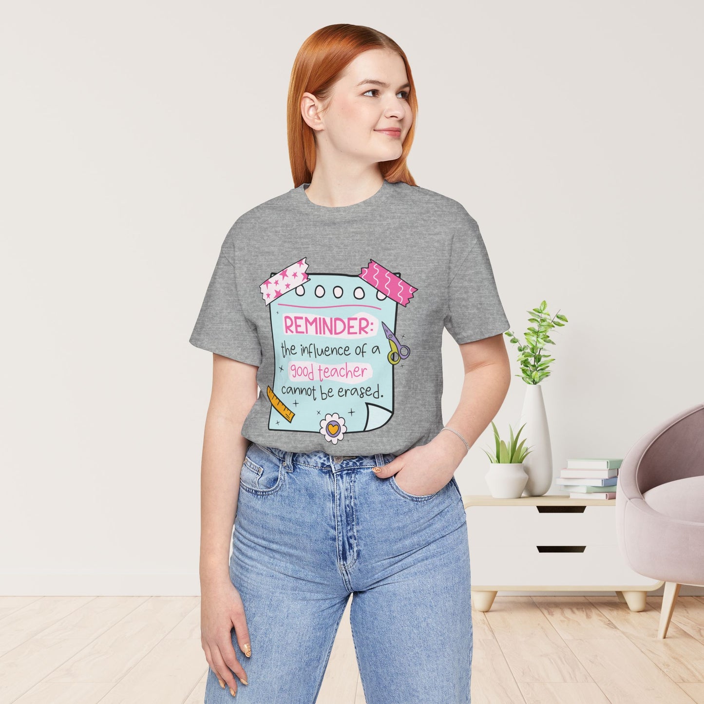 Trendy Motivational Teacher Soft Cotton Tee