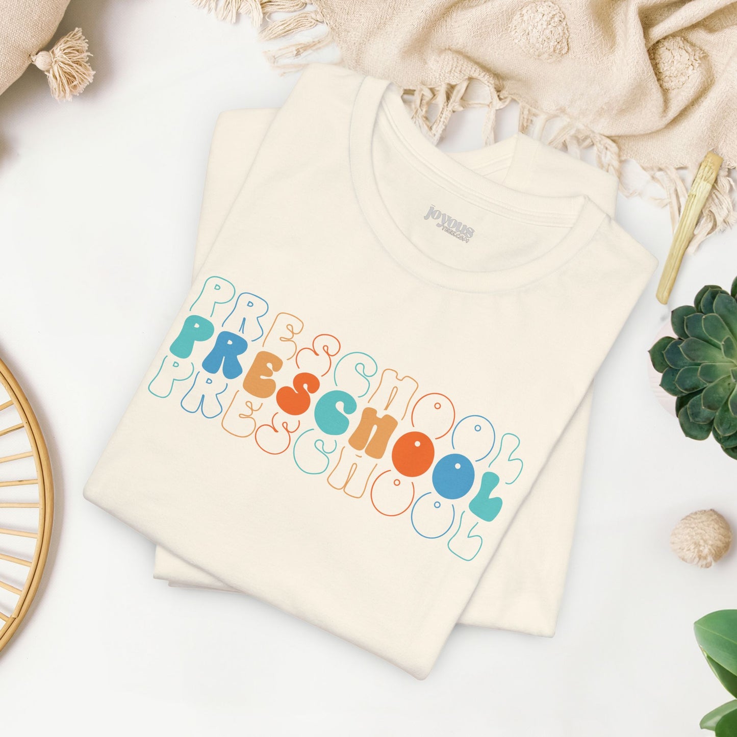 Trendy Preschool Teacher Soft Cotton Tee