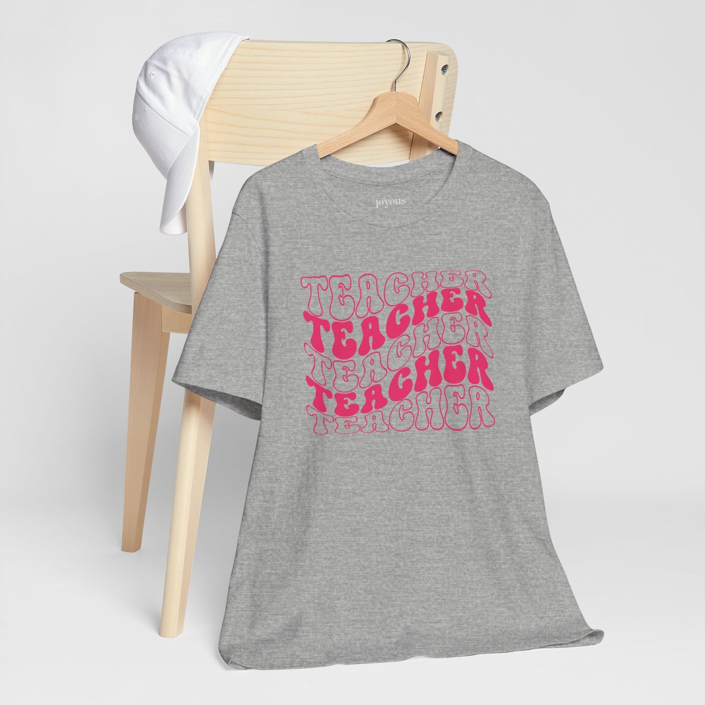 Groovy Trendy Teacher Soft Cotton Tee for School Teachers