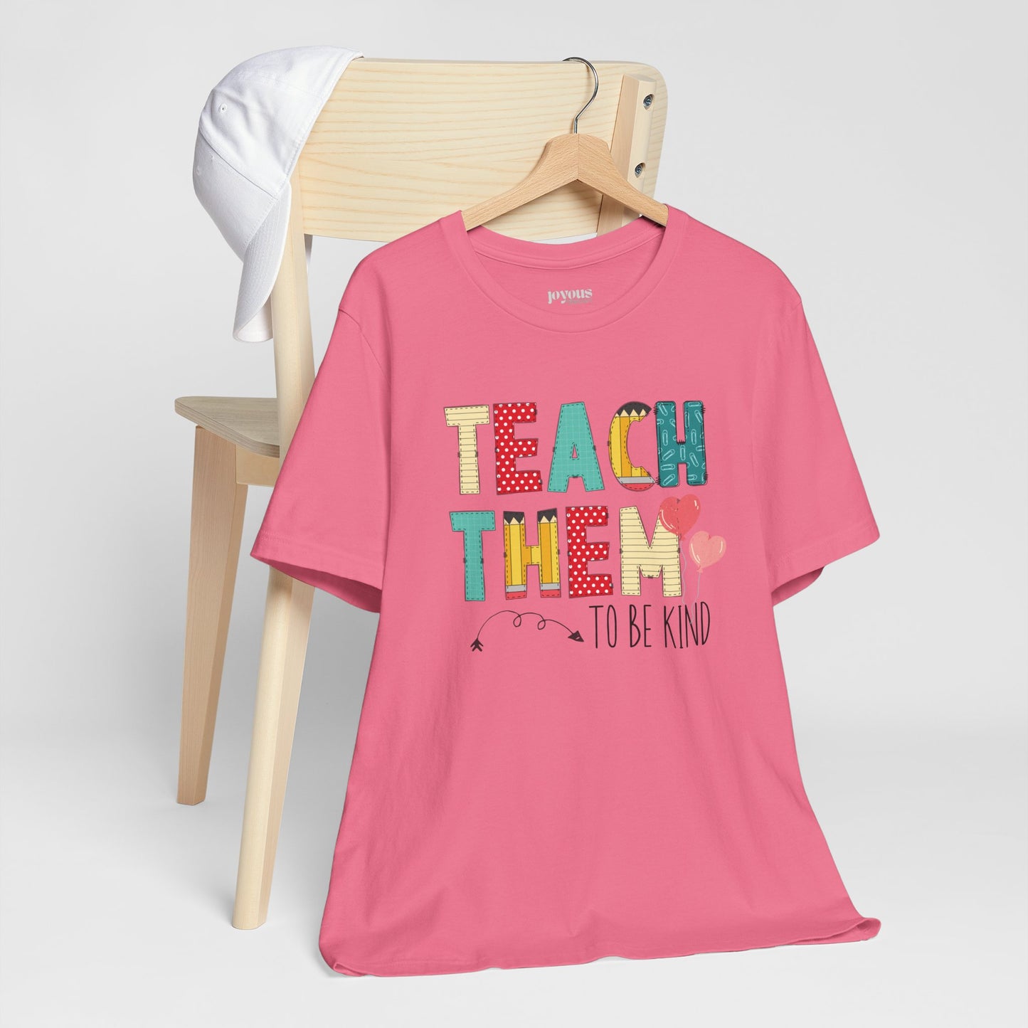 Teach Them to Be Kind Teacher Soft Cotton Tee