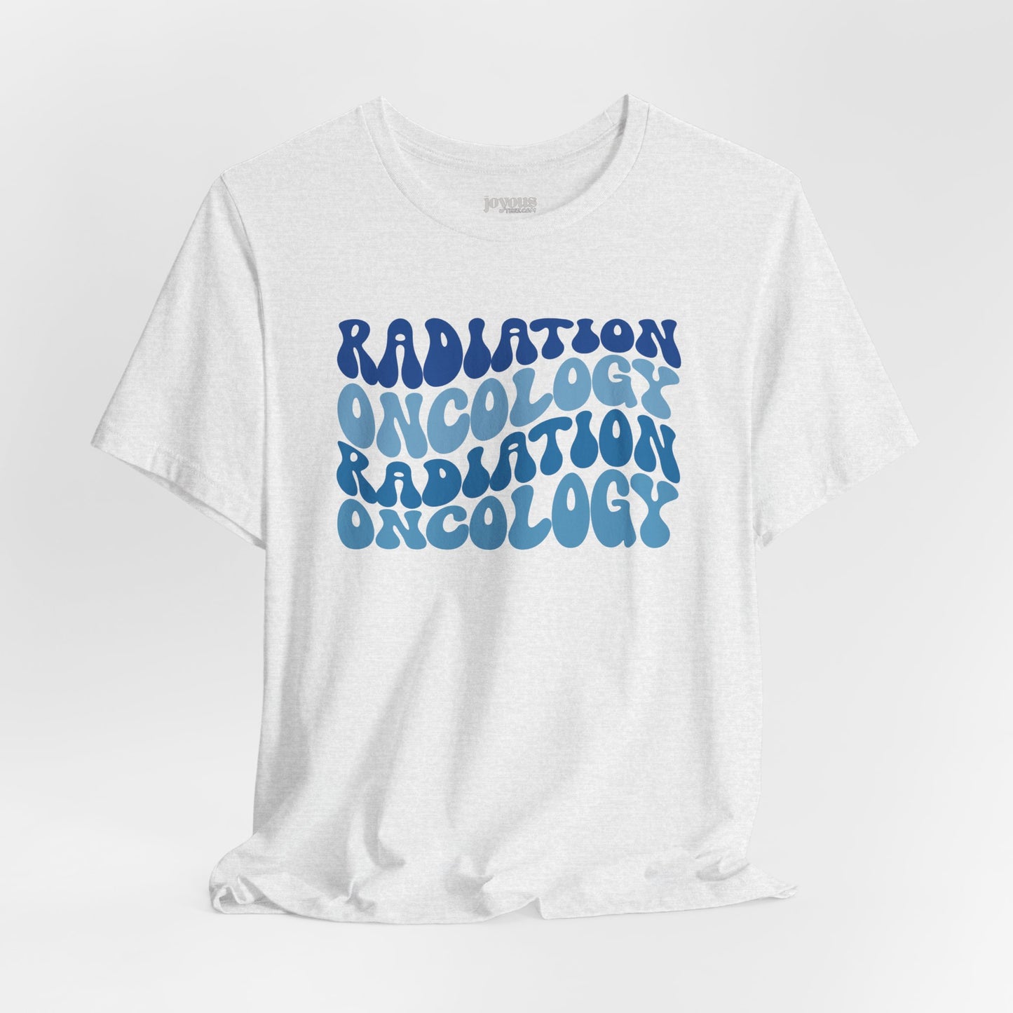 Blue Groovy Radiation Oncology Soft Cotton Tee