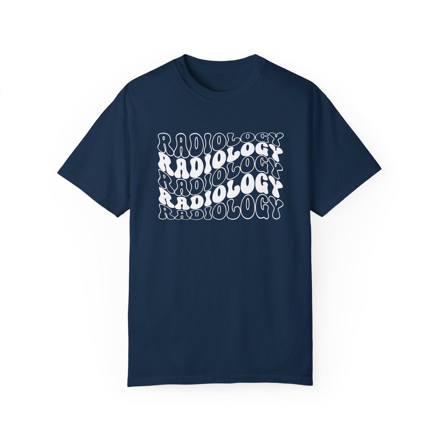 Groovy White Comfort Colors Radiology Tee