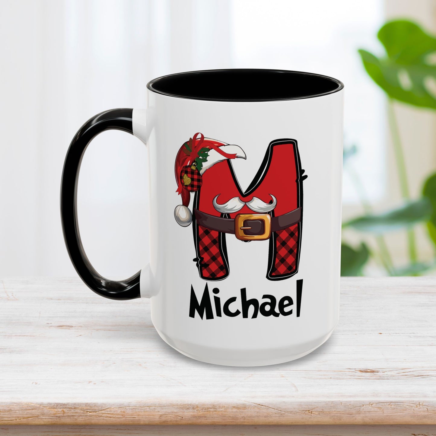 Custom Name Christmas Initial Letter Mug - Personalized Christmas Gifts A-Z