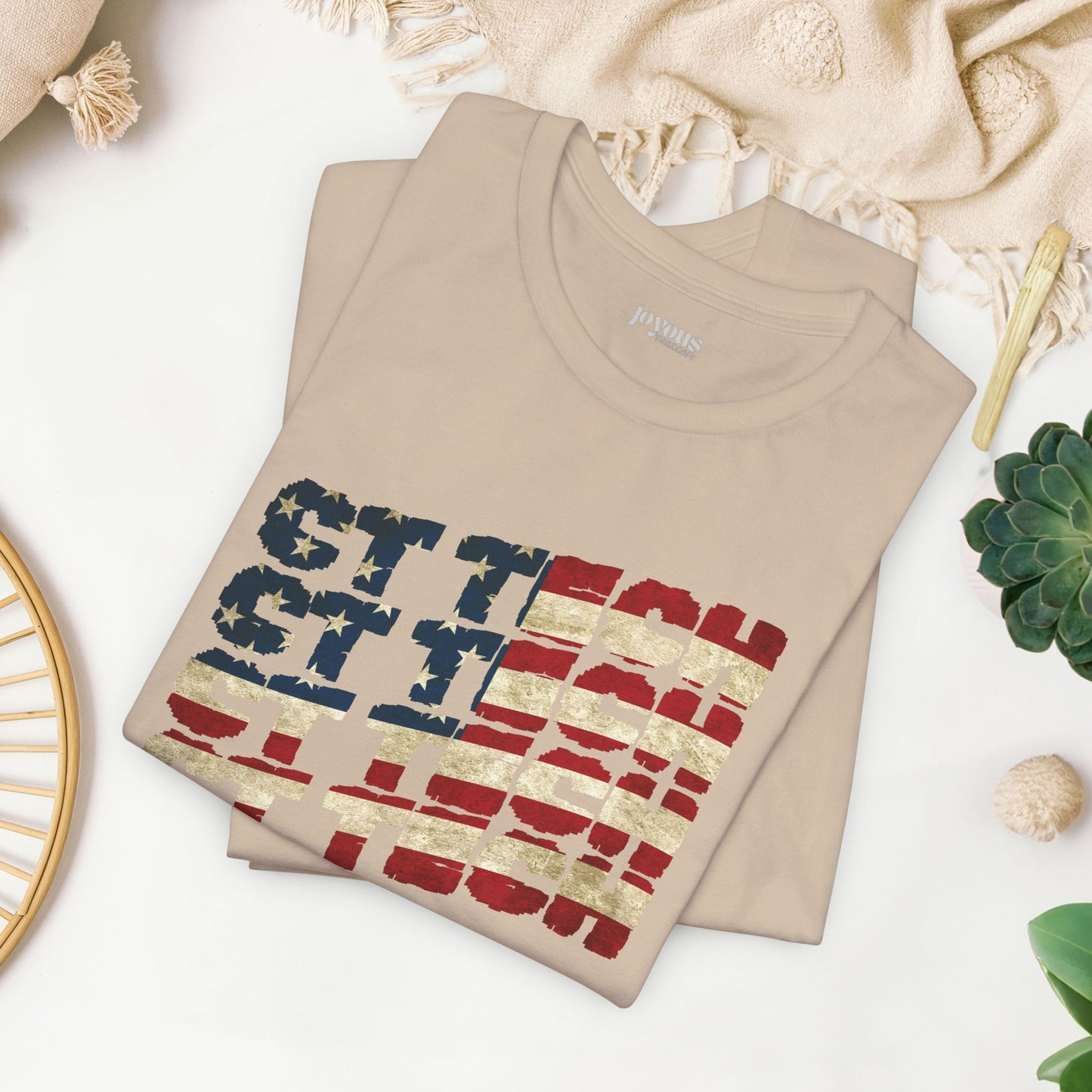 USA Flag CT Tech Shirt -  4th of July CT Technologist Soft Cotton Tee