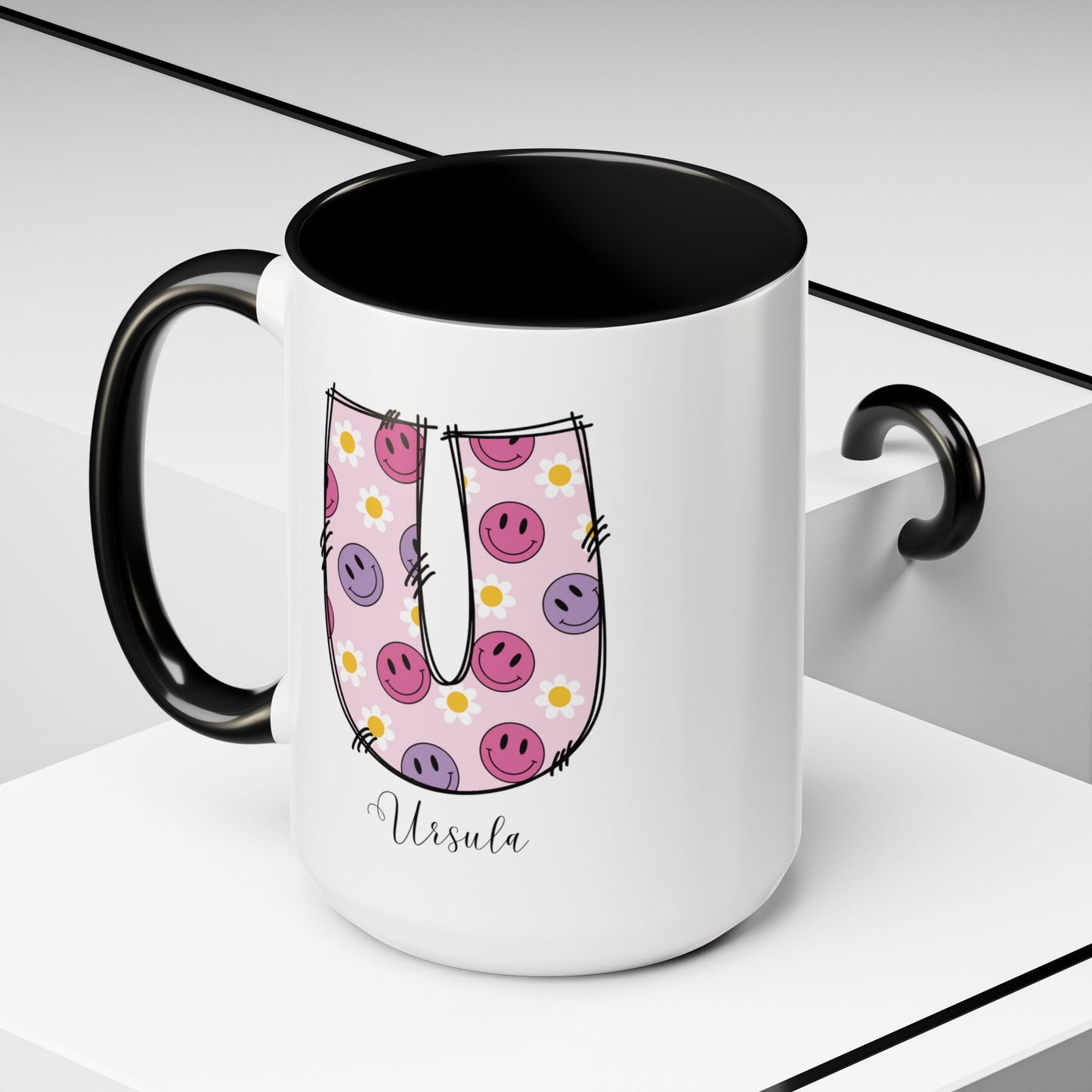 Custom Name Initial Letter Mug - Personalized Gifts A-Z