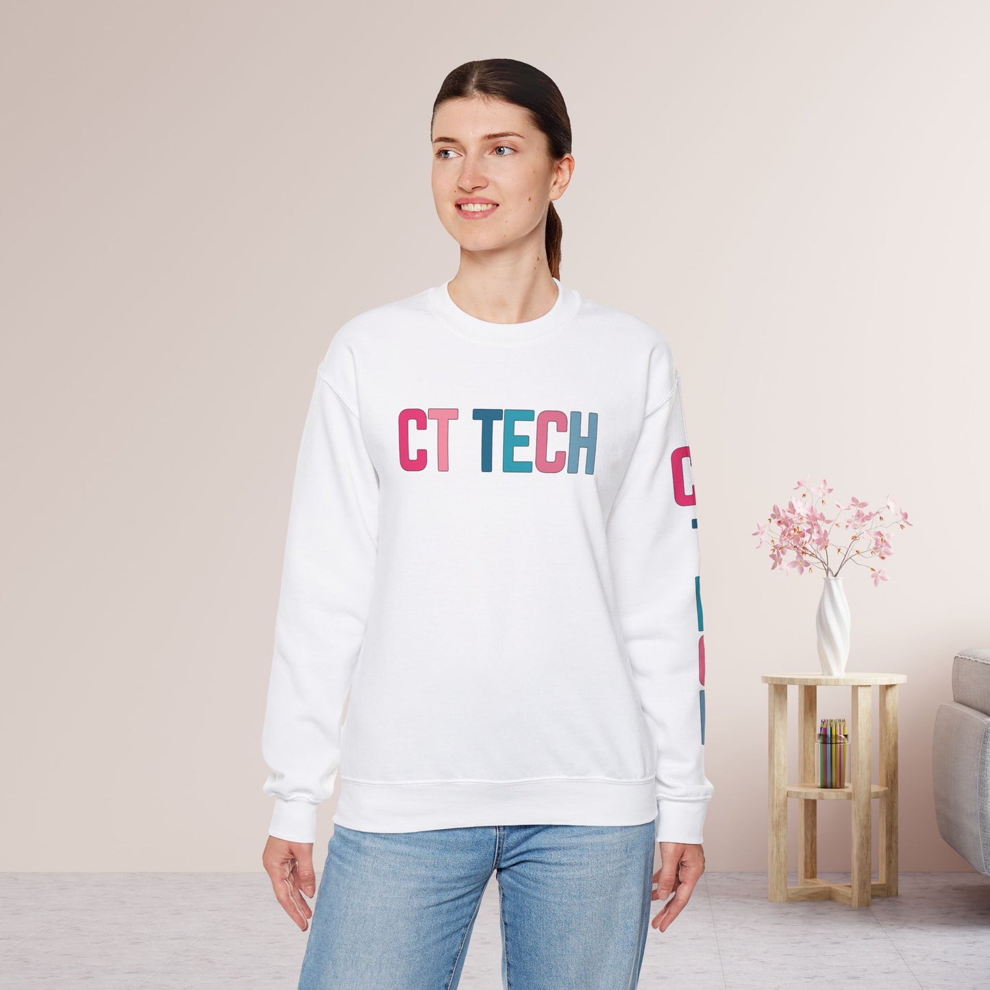 Trendy Colorful CT Tech Sweatshirt