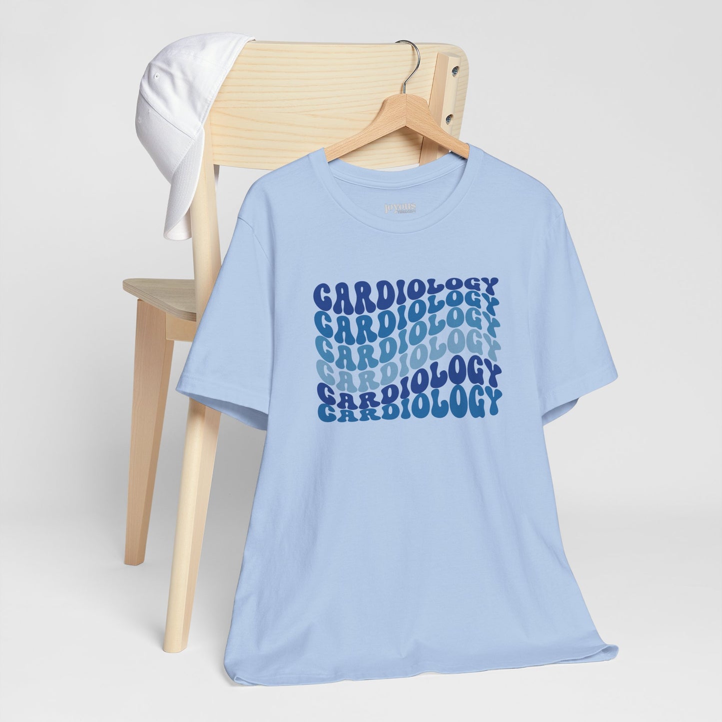 Groovy Blue Cardiology Shirt - Cardiac Nurse Soft Cotton Tee