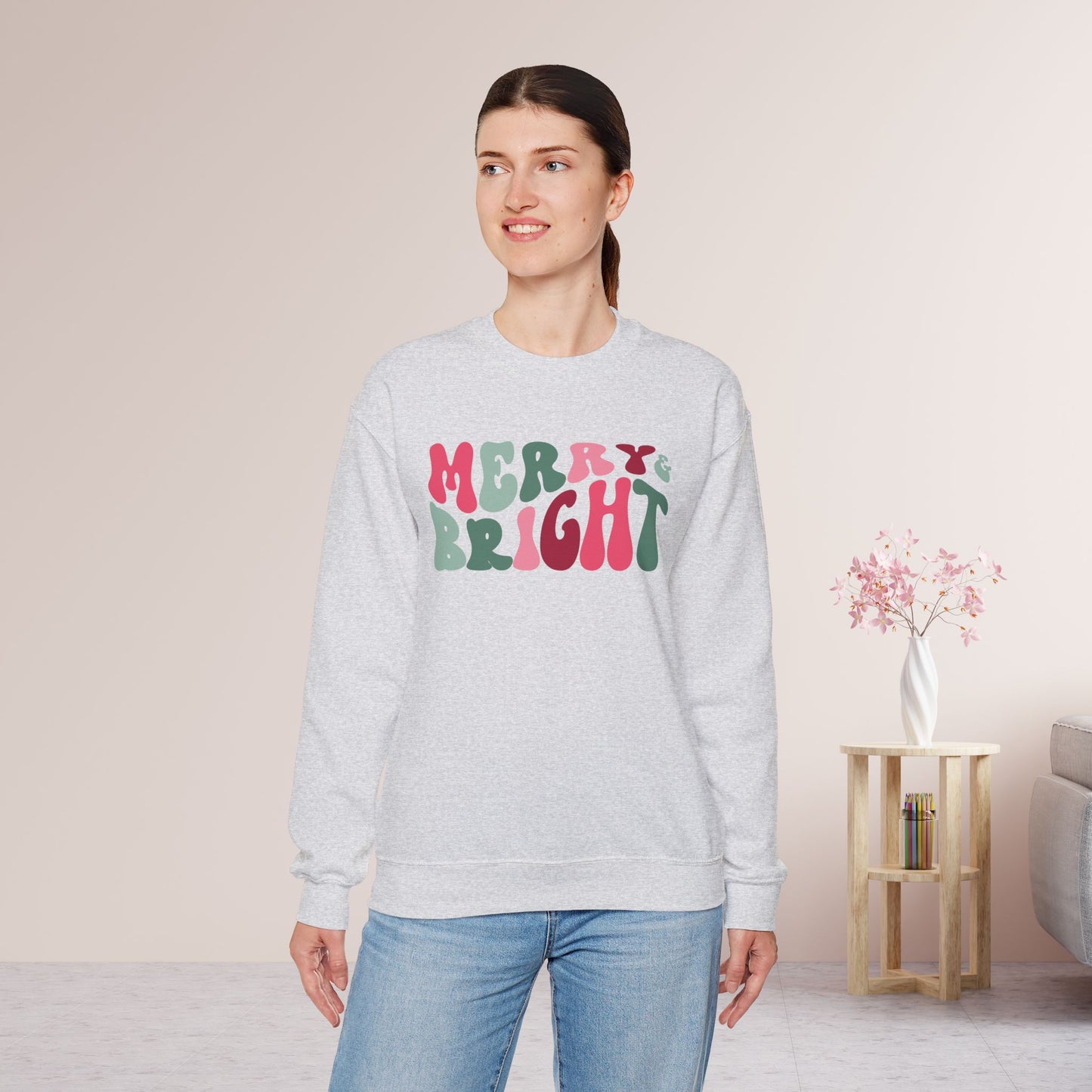 Merry and Bright Christmas Sweatshirt