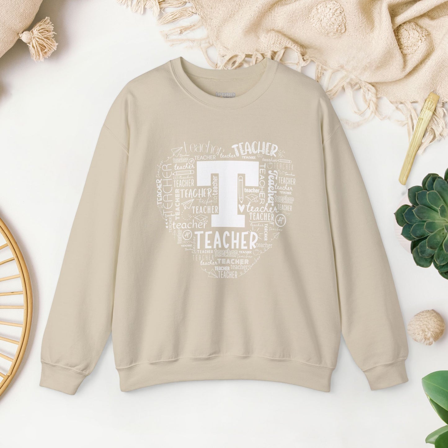 Hot Pink Teacher Sweatshirt for School Teachers