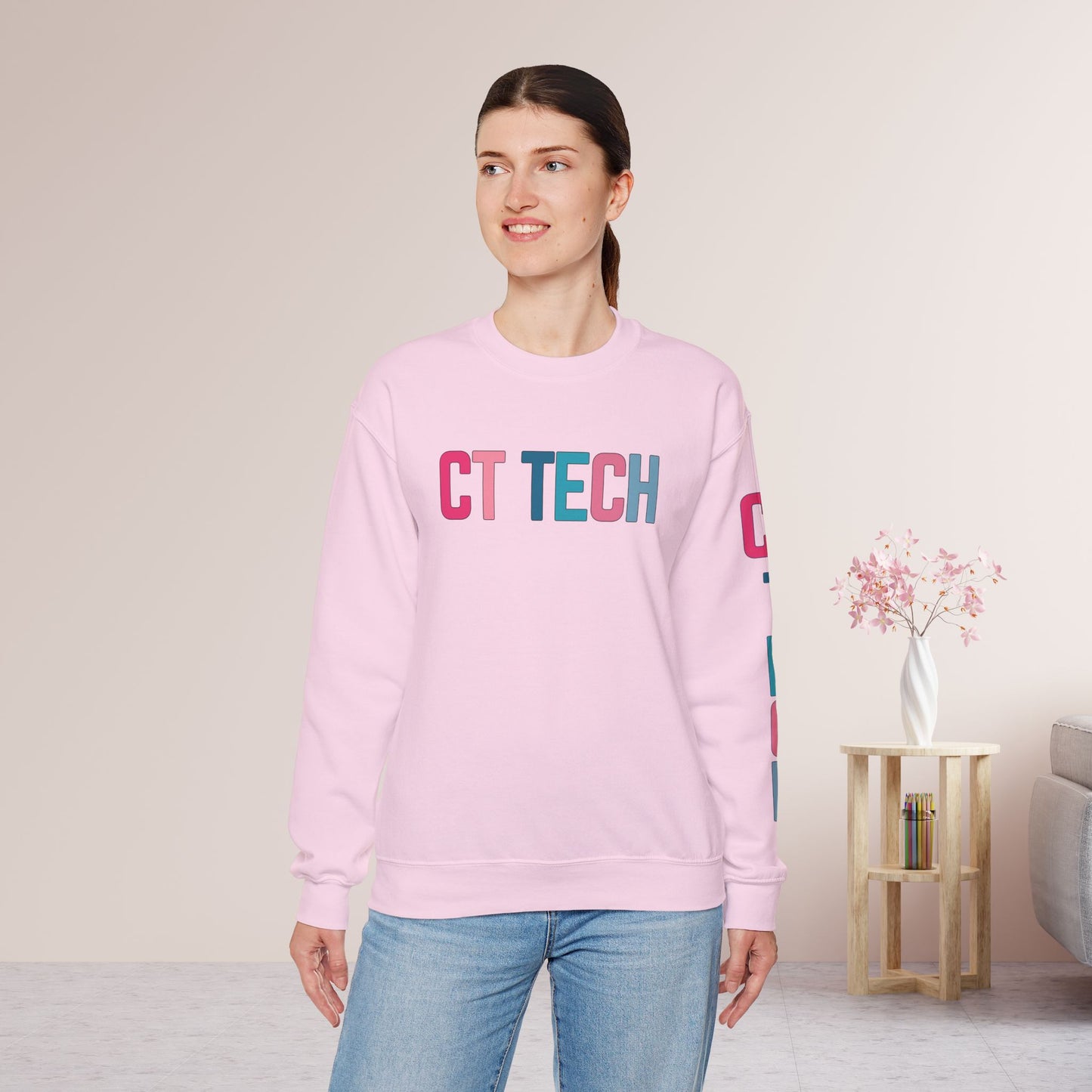 Trendy Colorful CT Tech Sweatshirt