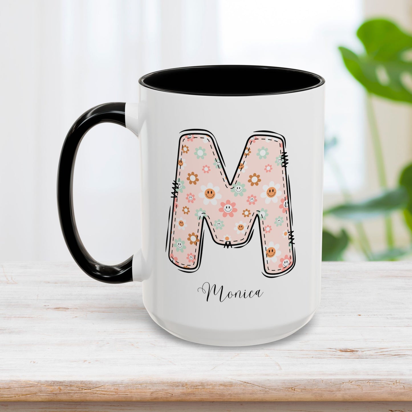 Custom Name Initial Letter Mug - Personalized Gifts A-Z