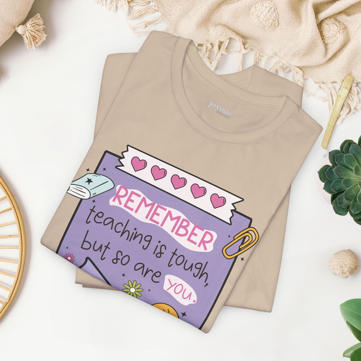 Trendy Motivational Teacher Soft Cotton Tee