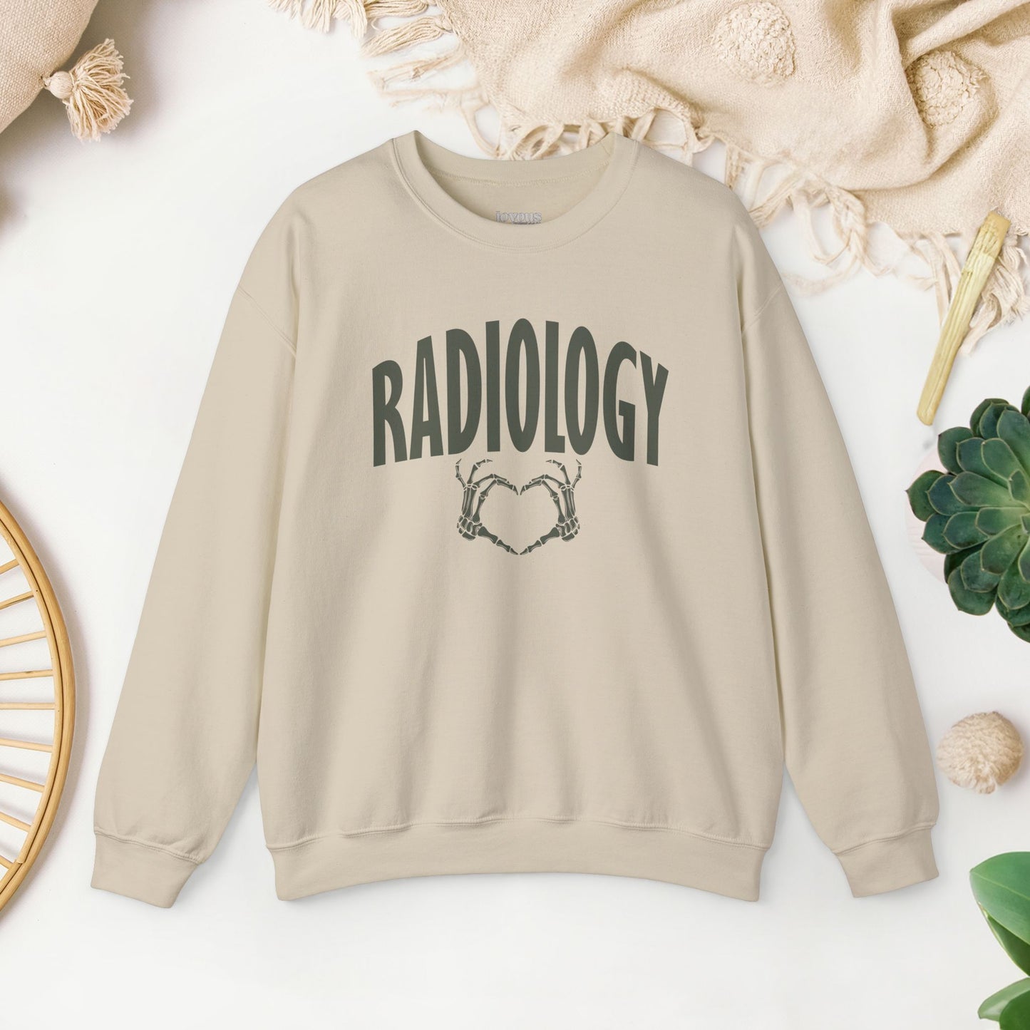 Skeleton Hand Radiology Sweatshirt for RAD Tech