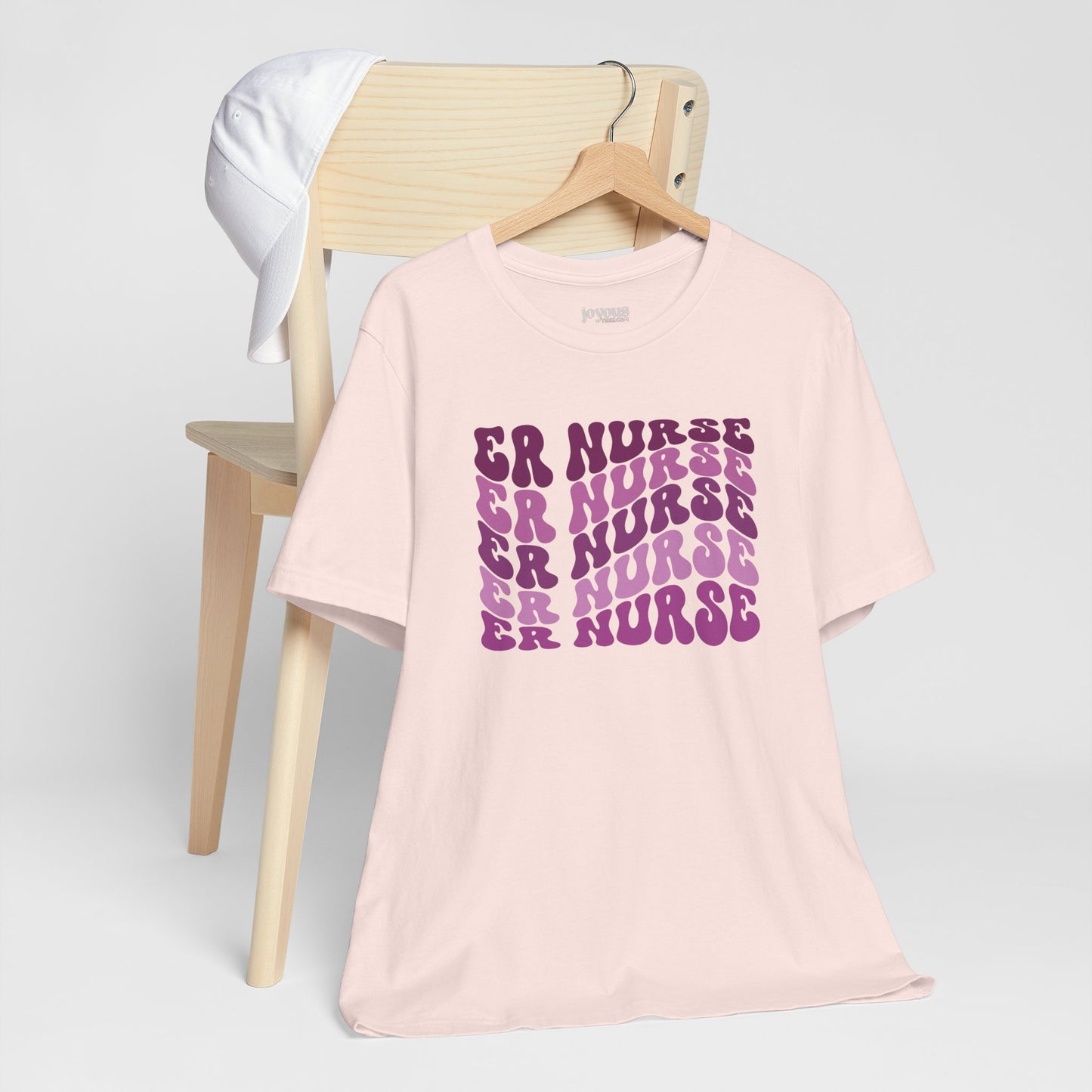 Groovy Purple ER Nurse Shirt - Emergency Nurse Soft Cotton Tee