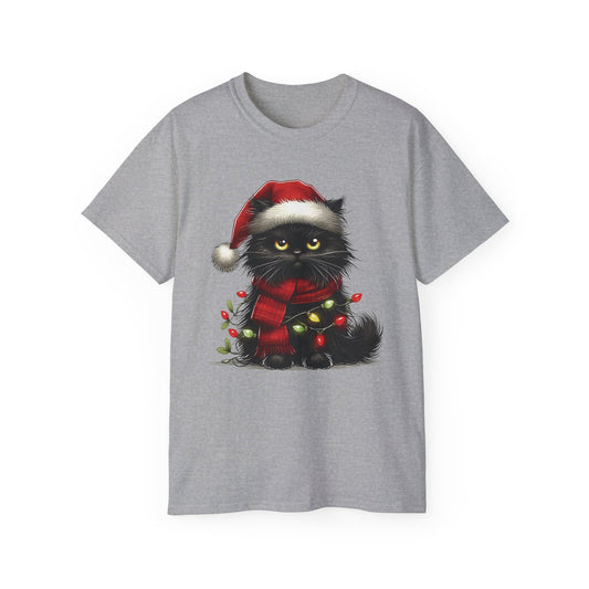 Funny Christmas Cat Ultra Cotton Tee