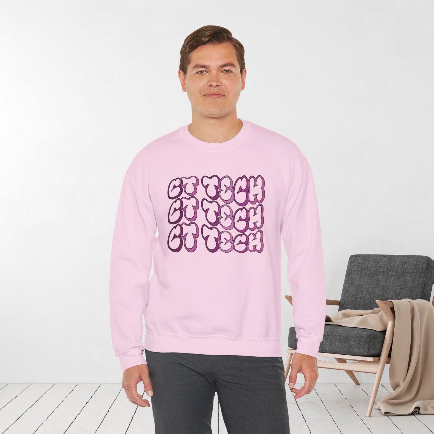 Groovy Purple CT Tech Sweatshirt - CT Technologist Sweater