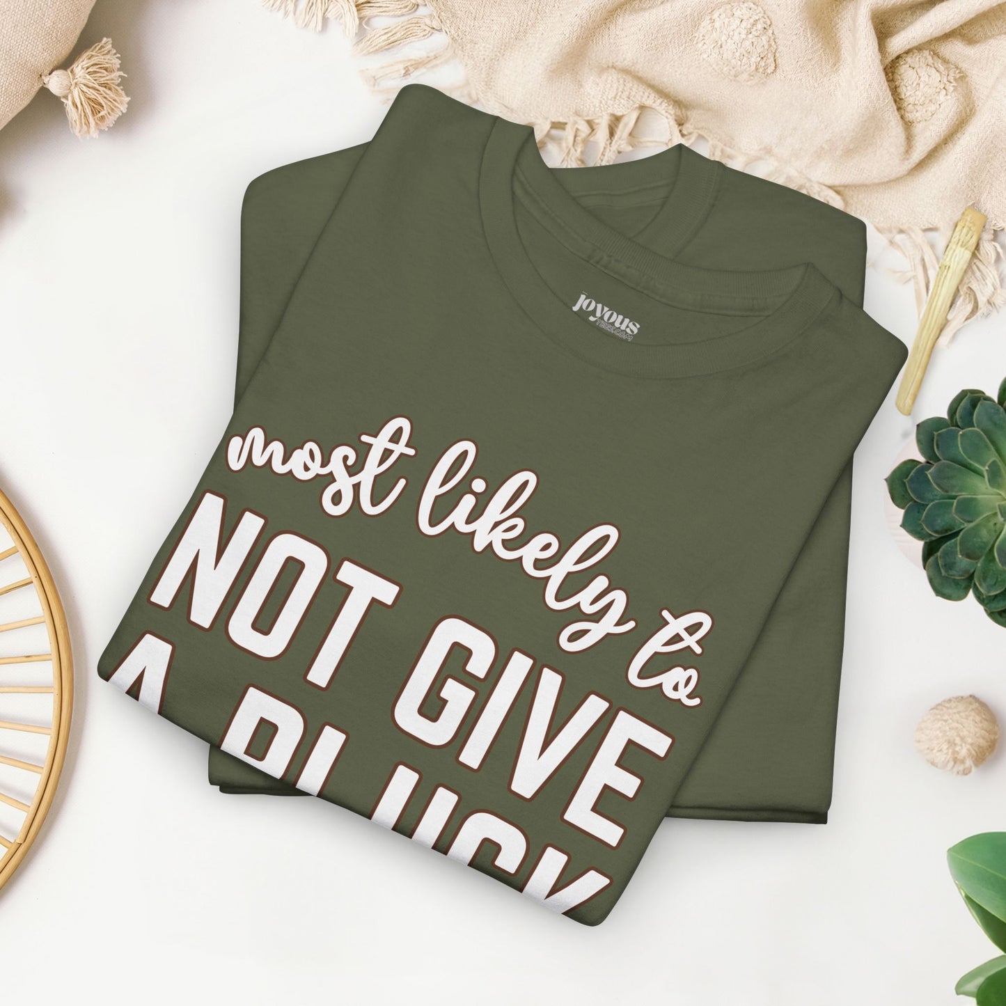 Funny Thanksgiving Shirt - Most Likely To Not Give a Pluck Heavy Cotton Tee