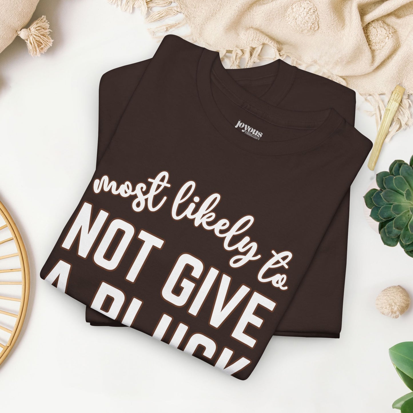 Funny Thanksgiving Shirt - Most Likely To Not Give a Pluck Heavy Cotton Tee