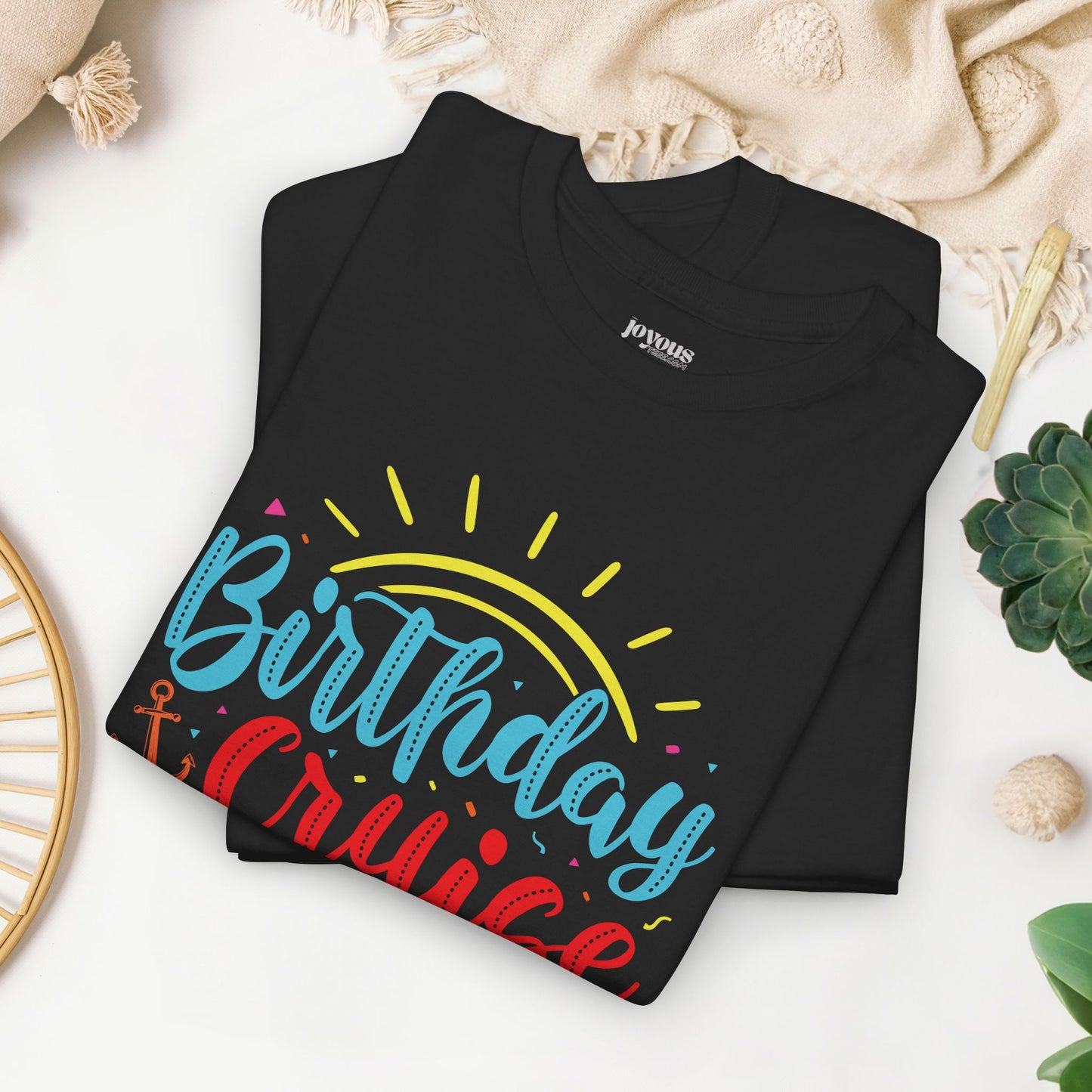 Birthday Cruise Squad Shirt - Family Cruise Vacation Heavy Cotton Tee