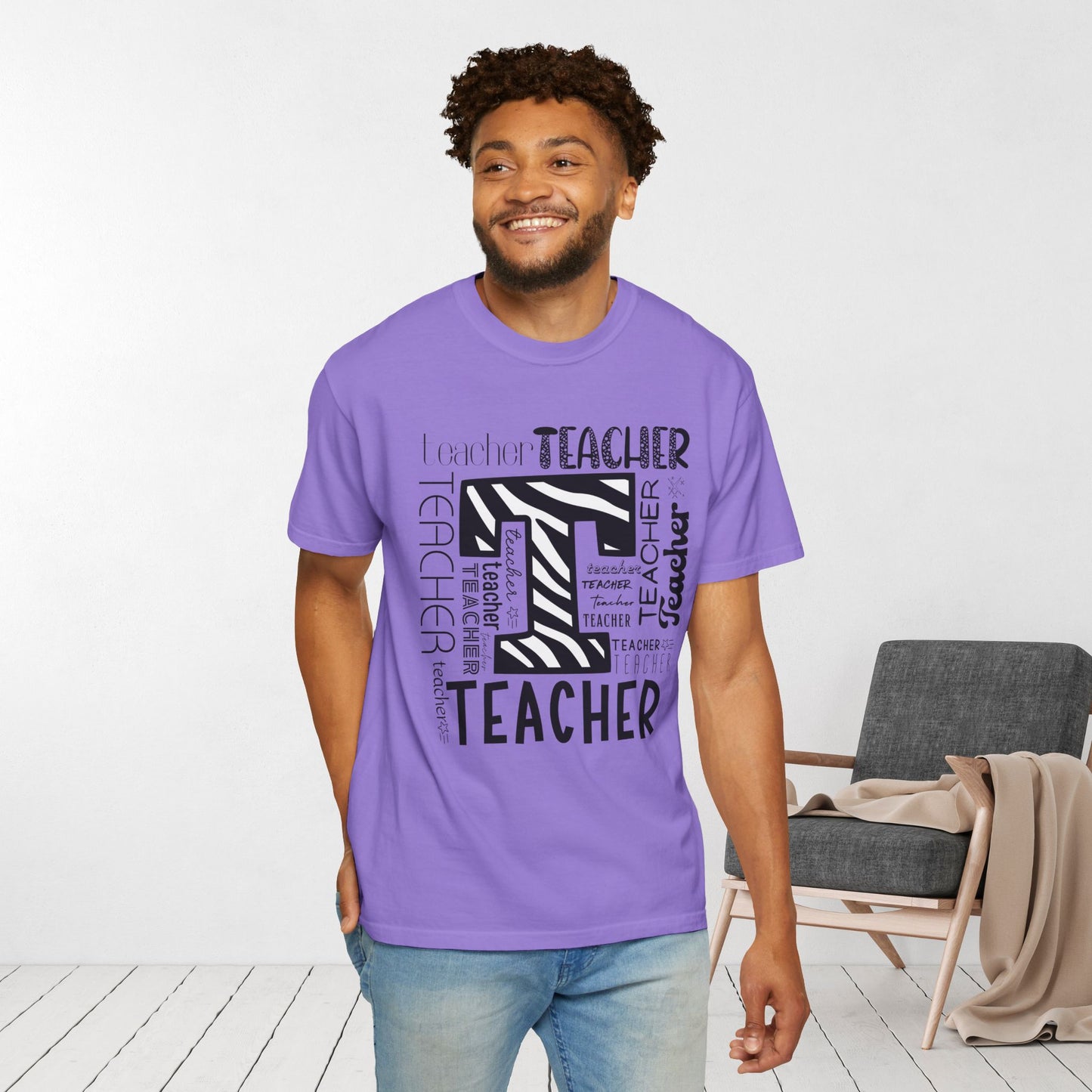 Trendy Teacher Comfort Colors Shirt