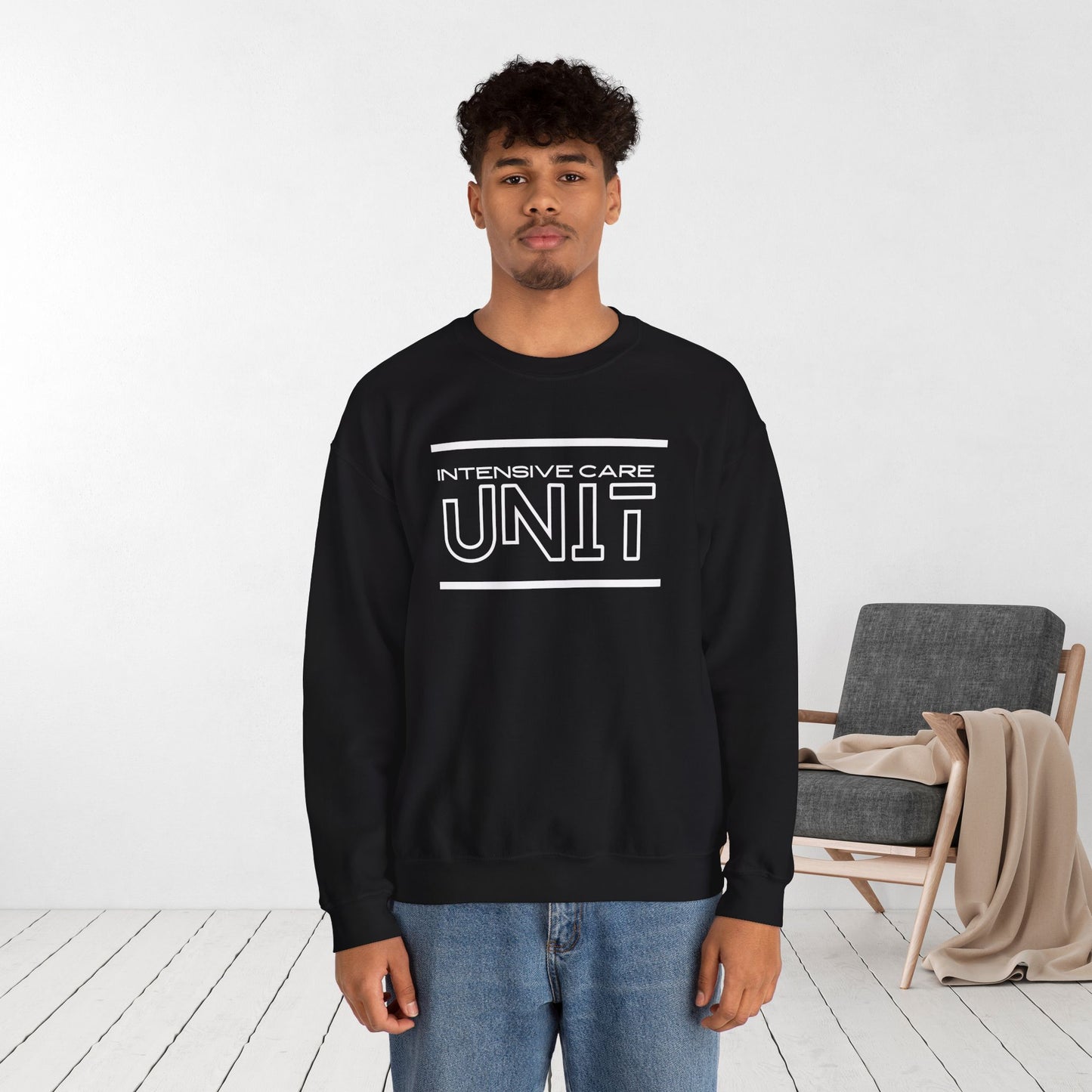 Intensive Care Unit Sweatshirt for ICU Nurse