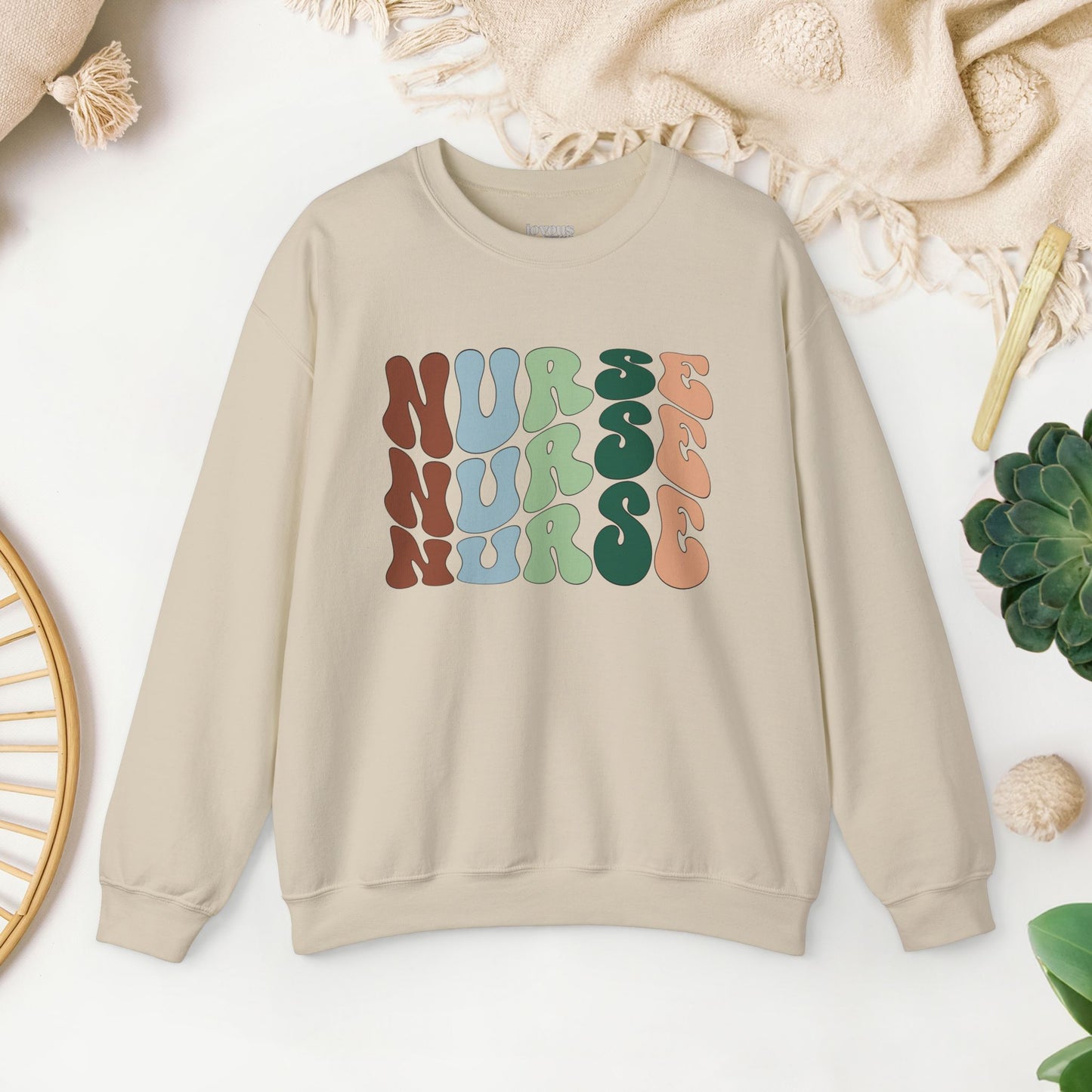 Groovy Nurse Sweatshirt for Registered Nurse