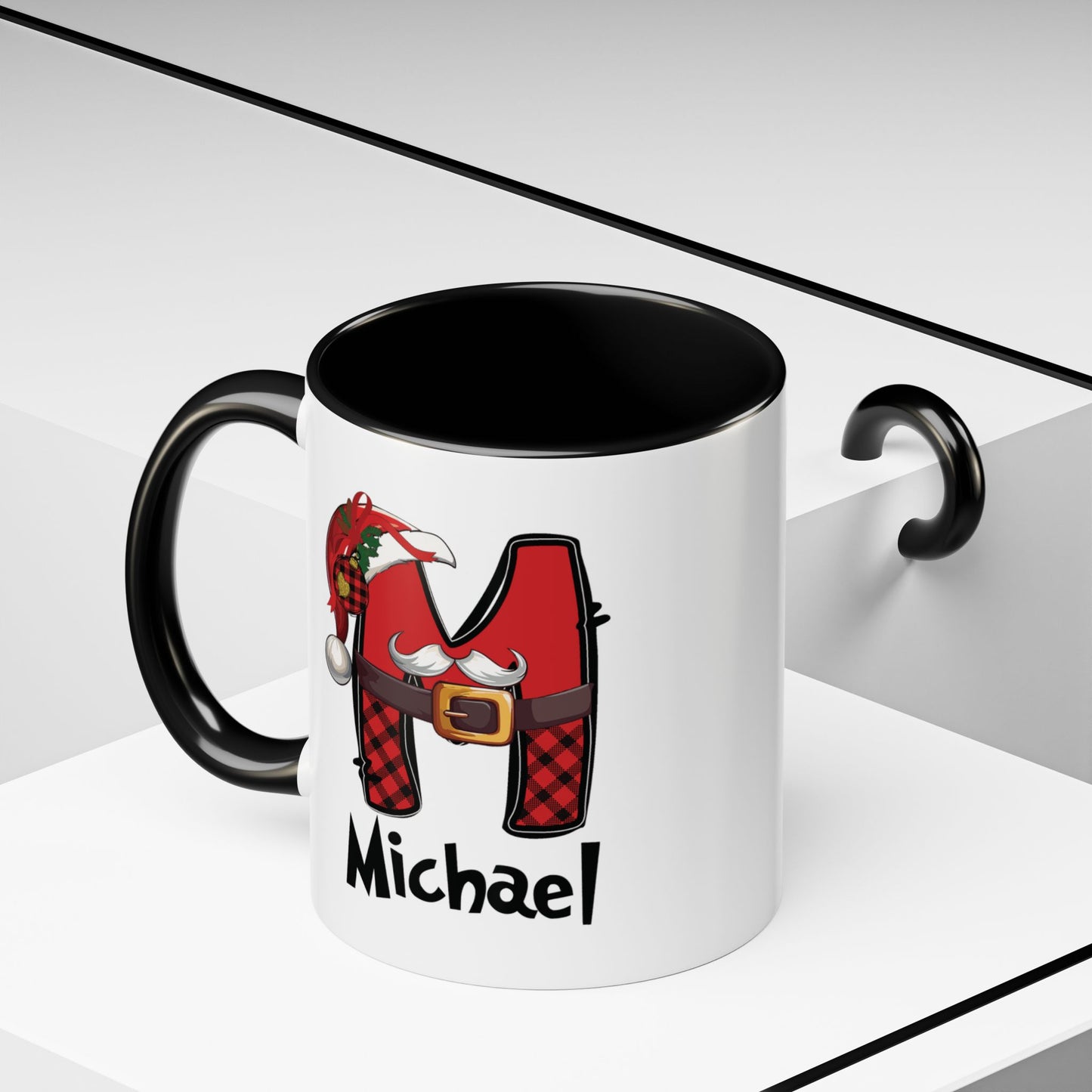 Custom Name Christmas Initial Letter Mug - Personalized Christmas Gifts A-Z