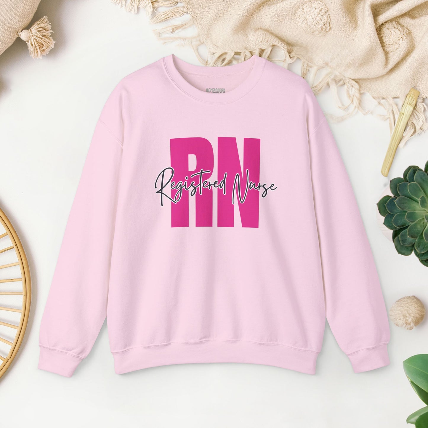 Pink Registered Nurse Sweatshirt