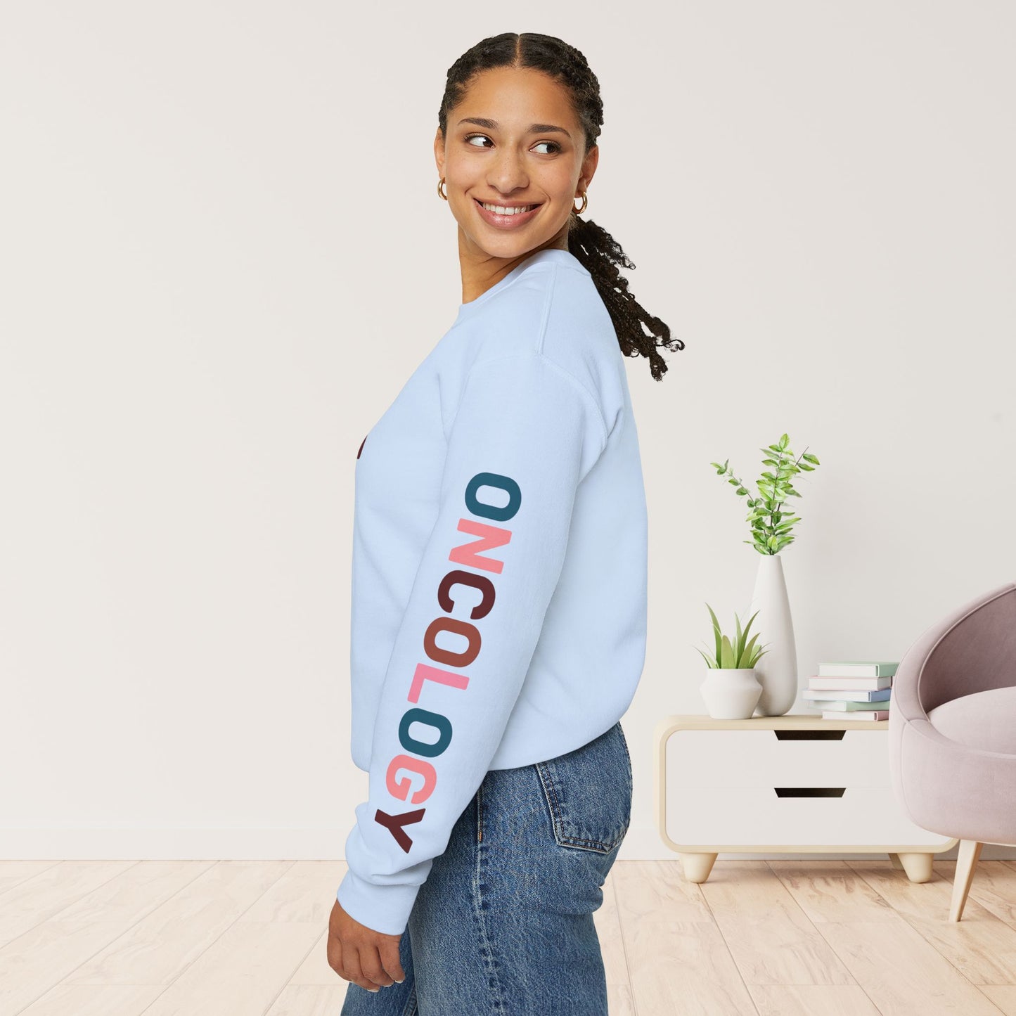 Unisex Colorful Oncology Sweatshirt