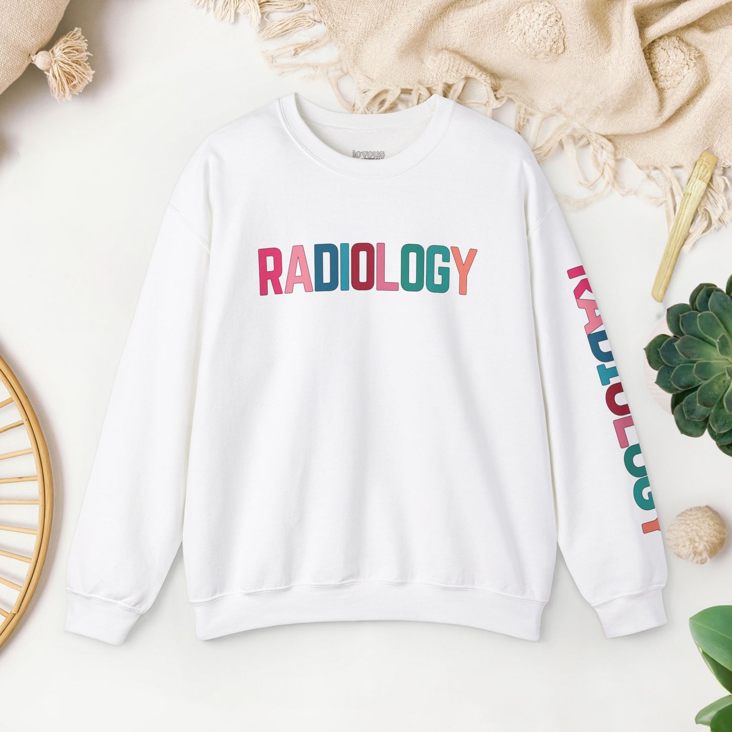 Trendy Colorful Radiology Sweatshirt for RAD Technician