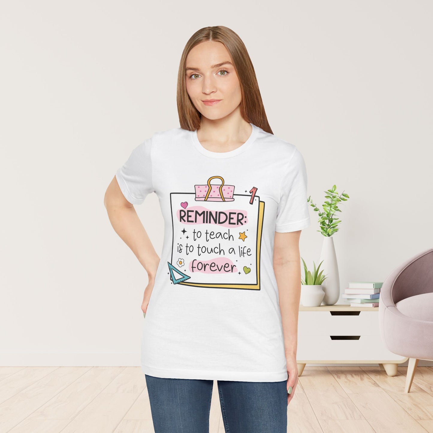 Trendy Motivational Teacher Soft Cotton Tee