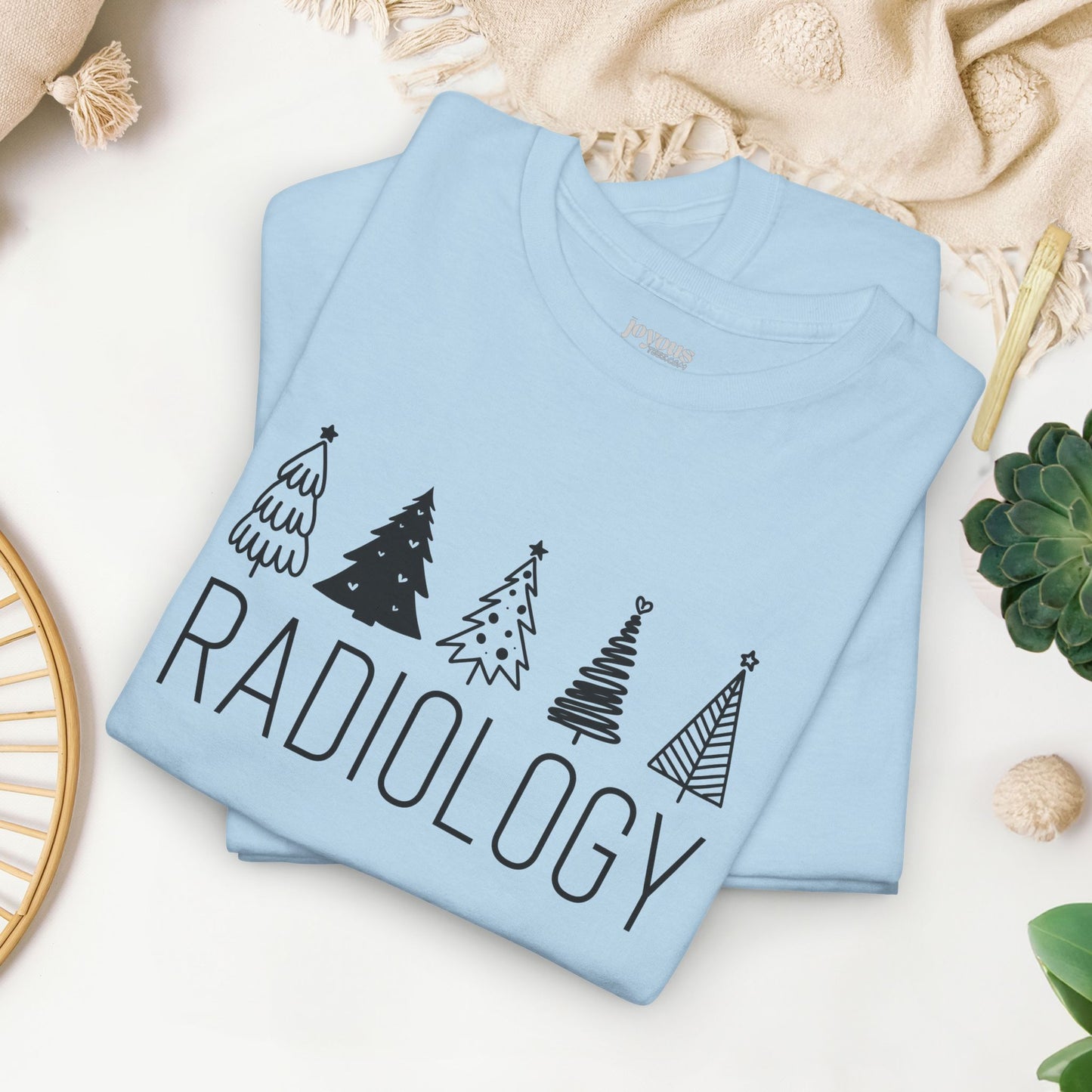 Christmas Tree Radiology Heavy Cotton Tee