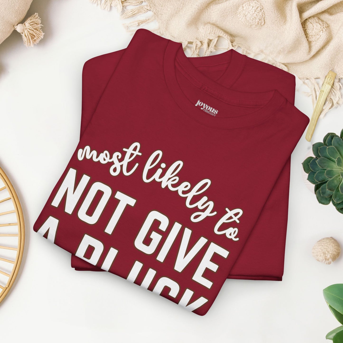 Funny Thanksgiving Shirt - Most Likely To Not Give a Pluck Heavy Cotton Tee