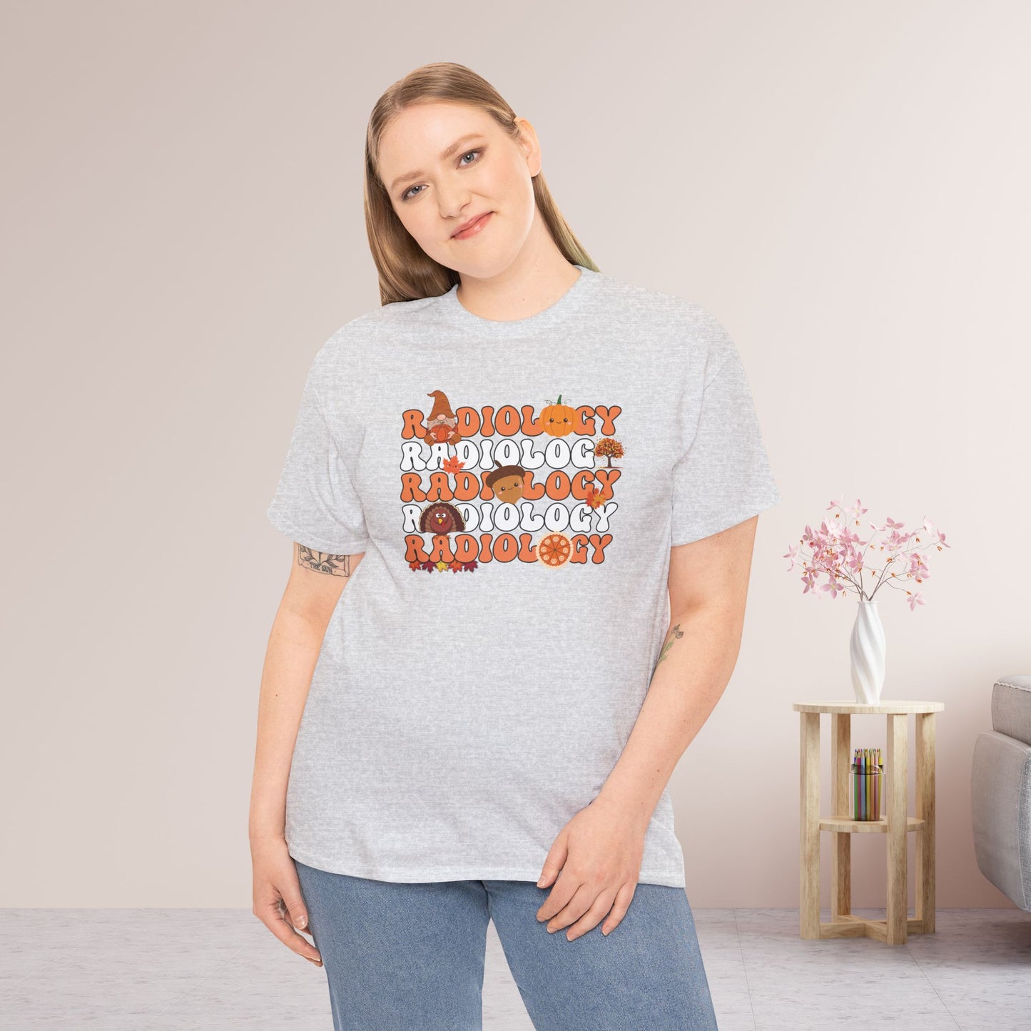 Groovy Thanksgiving Radiology Heavy Cotton Tee