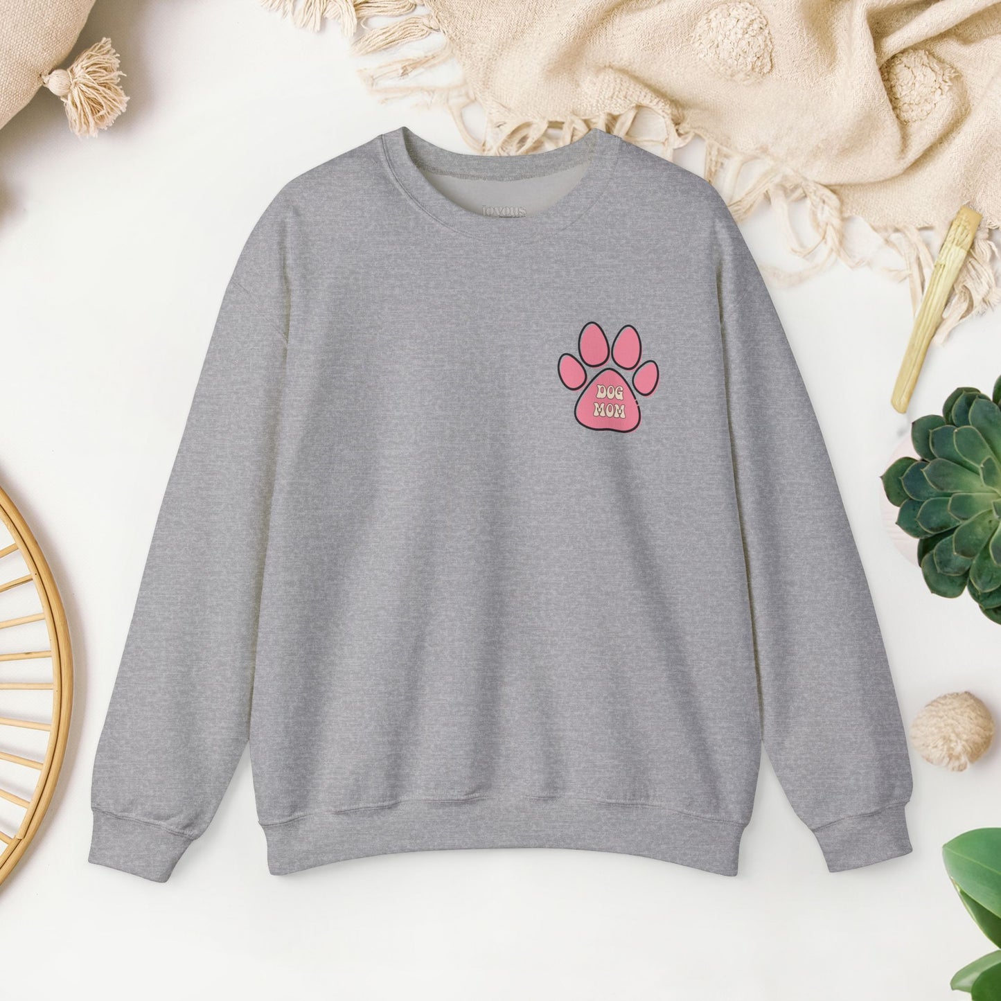 Retro Dog Mom Sweatshirt - Groovy Dog Mom Crewneck