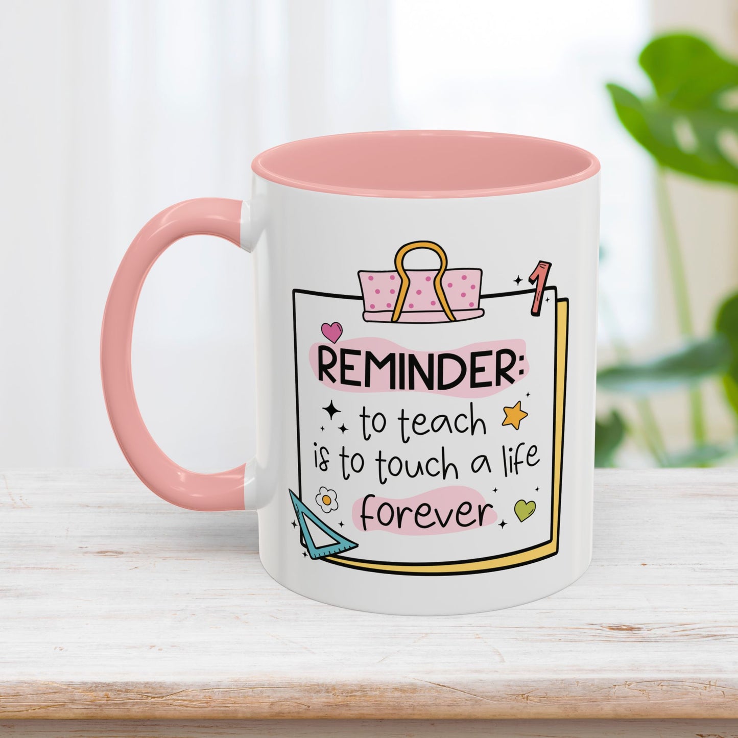 Trendy Motivational Teacher Mug