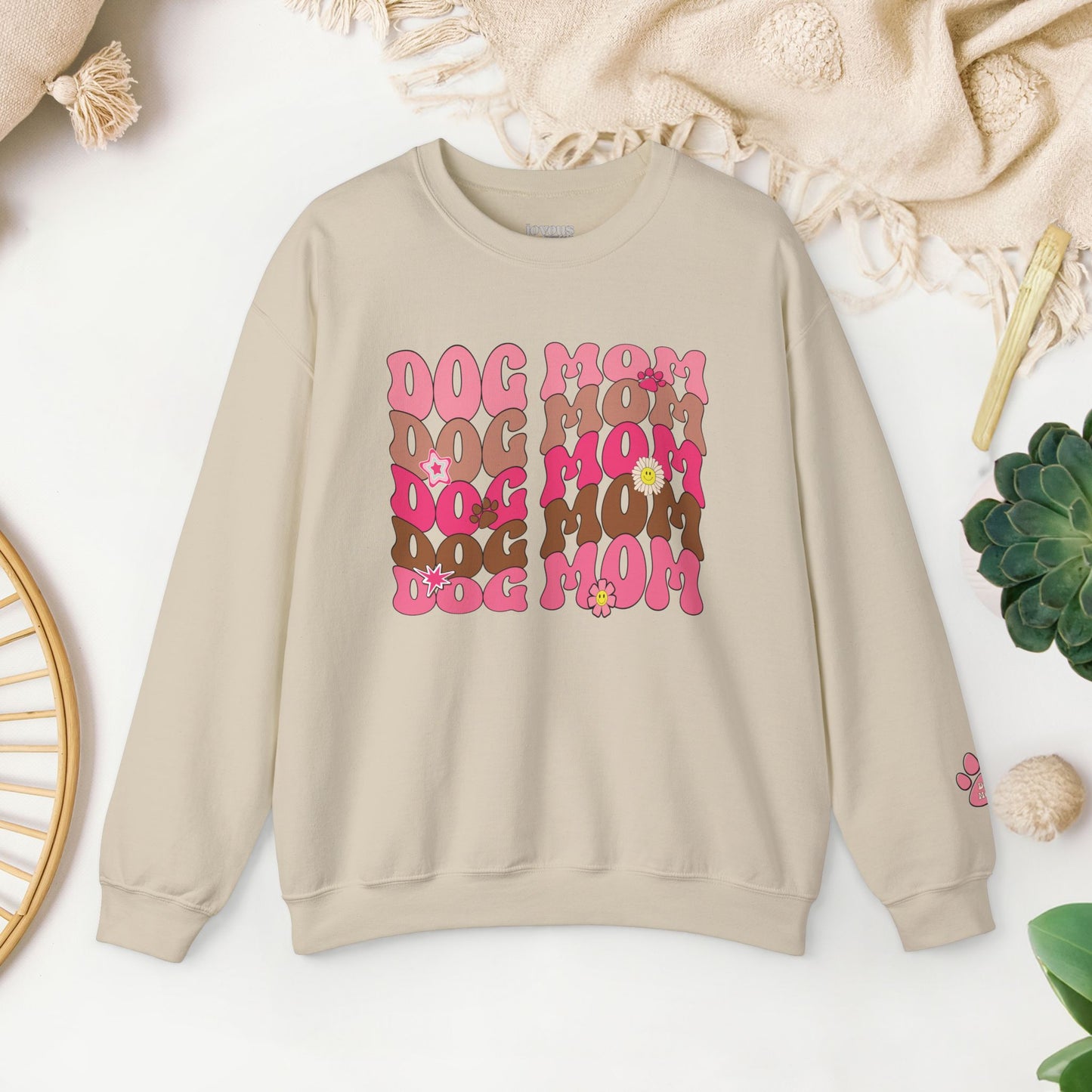 Pink Dog Mom Sweatshirt