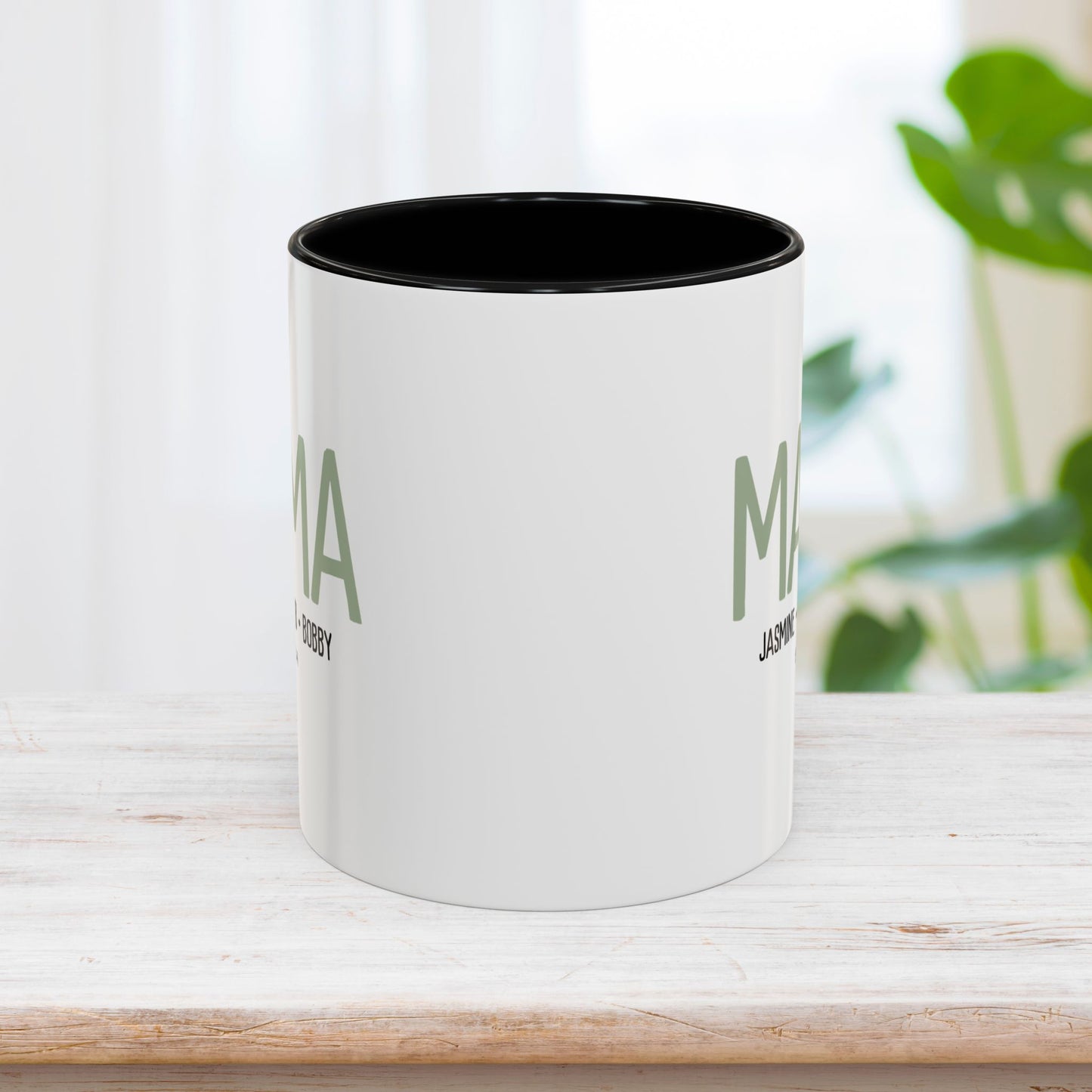 Personalized Mama Coffee Mug with Kids Names - Custom Mom Gifts for Mother's Day