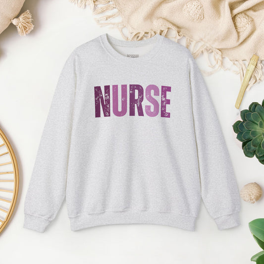 Retro Nurse Sweatshirt for Registered Nurse