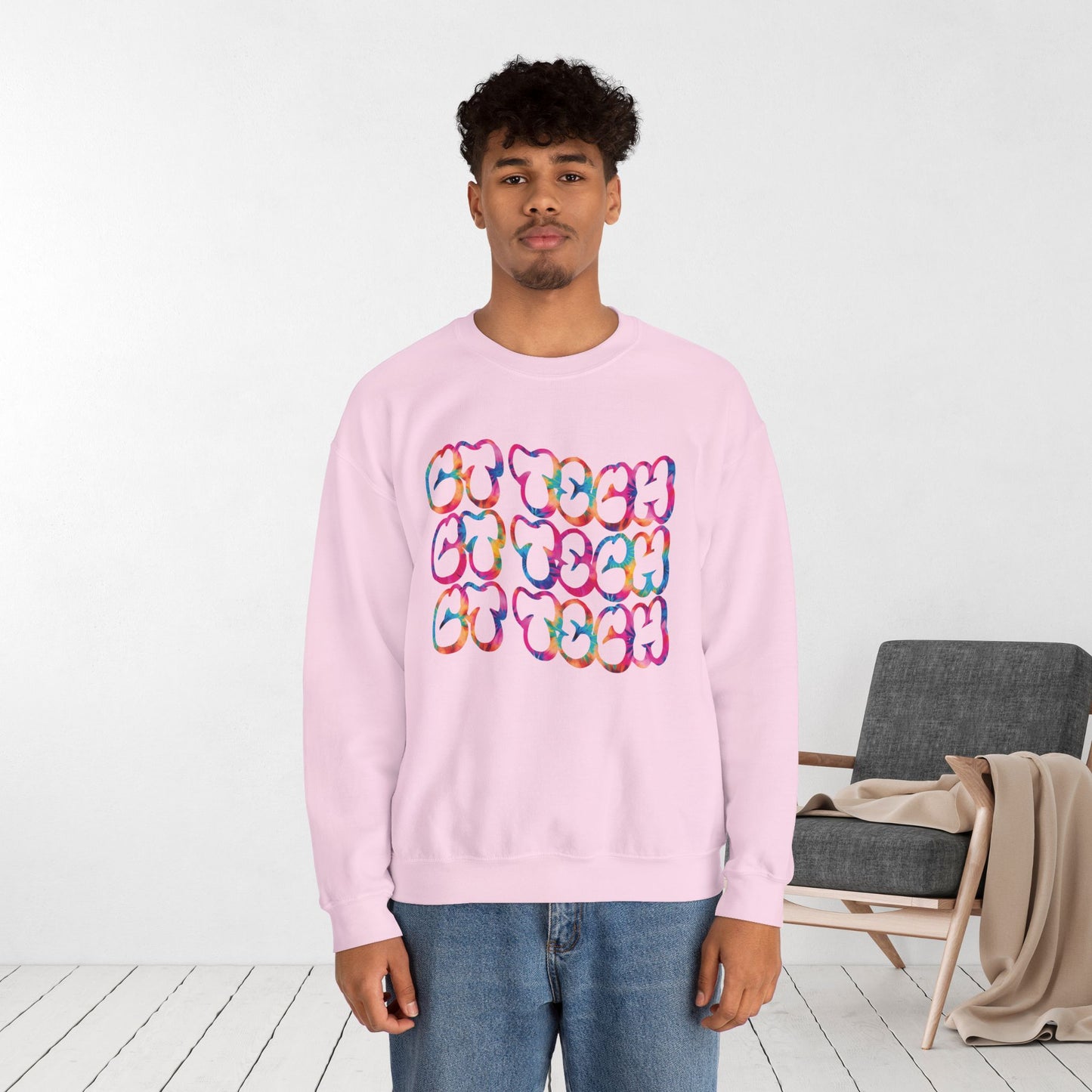 Tie Dye Groovy CT Tech Sweatshirt - CT Technologist Sweater