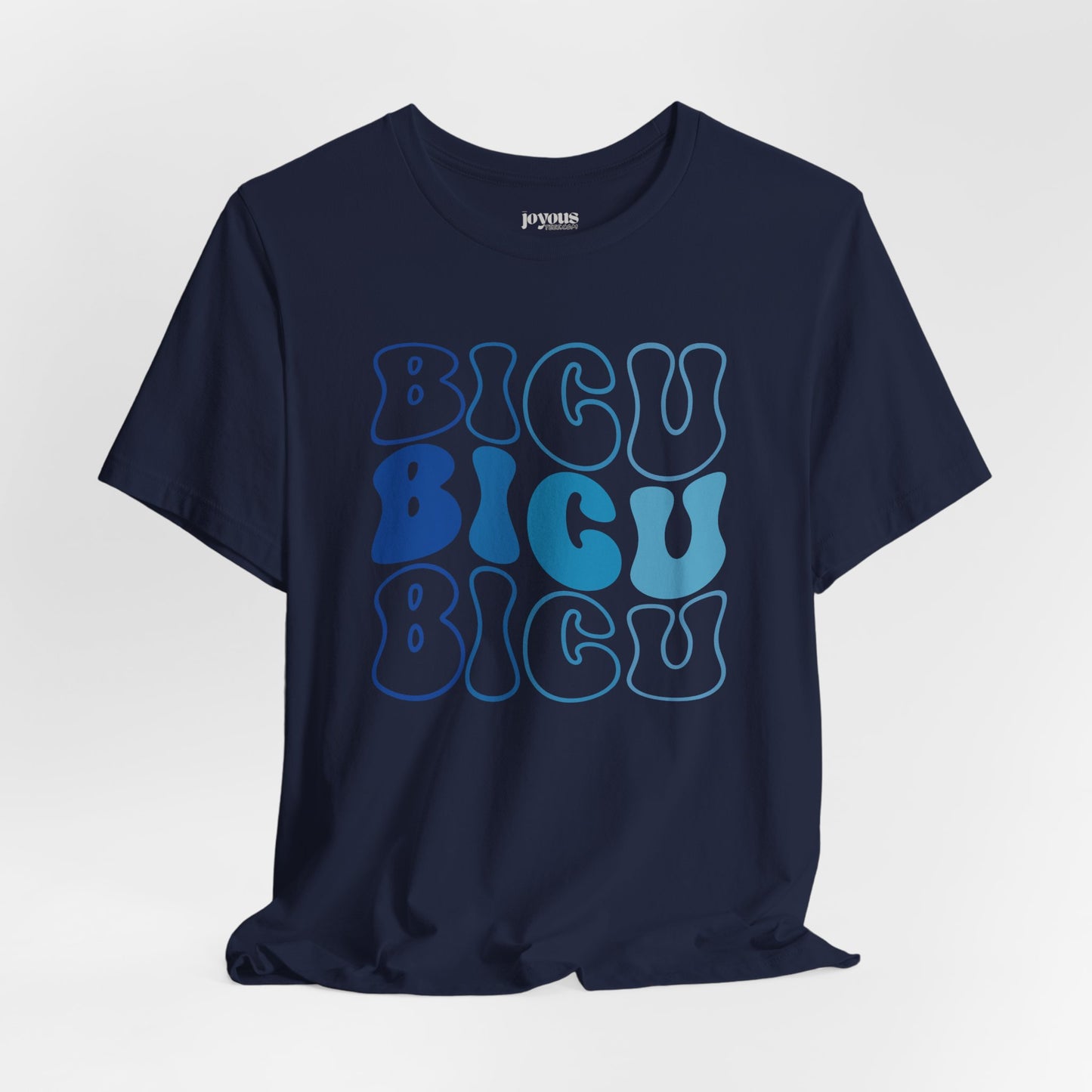 Groovy Blue BICU Shirt - Burn ICU Nurse Soft Cotton Tee