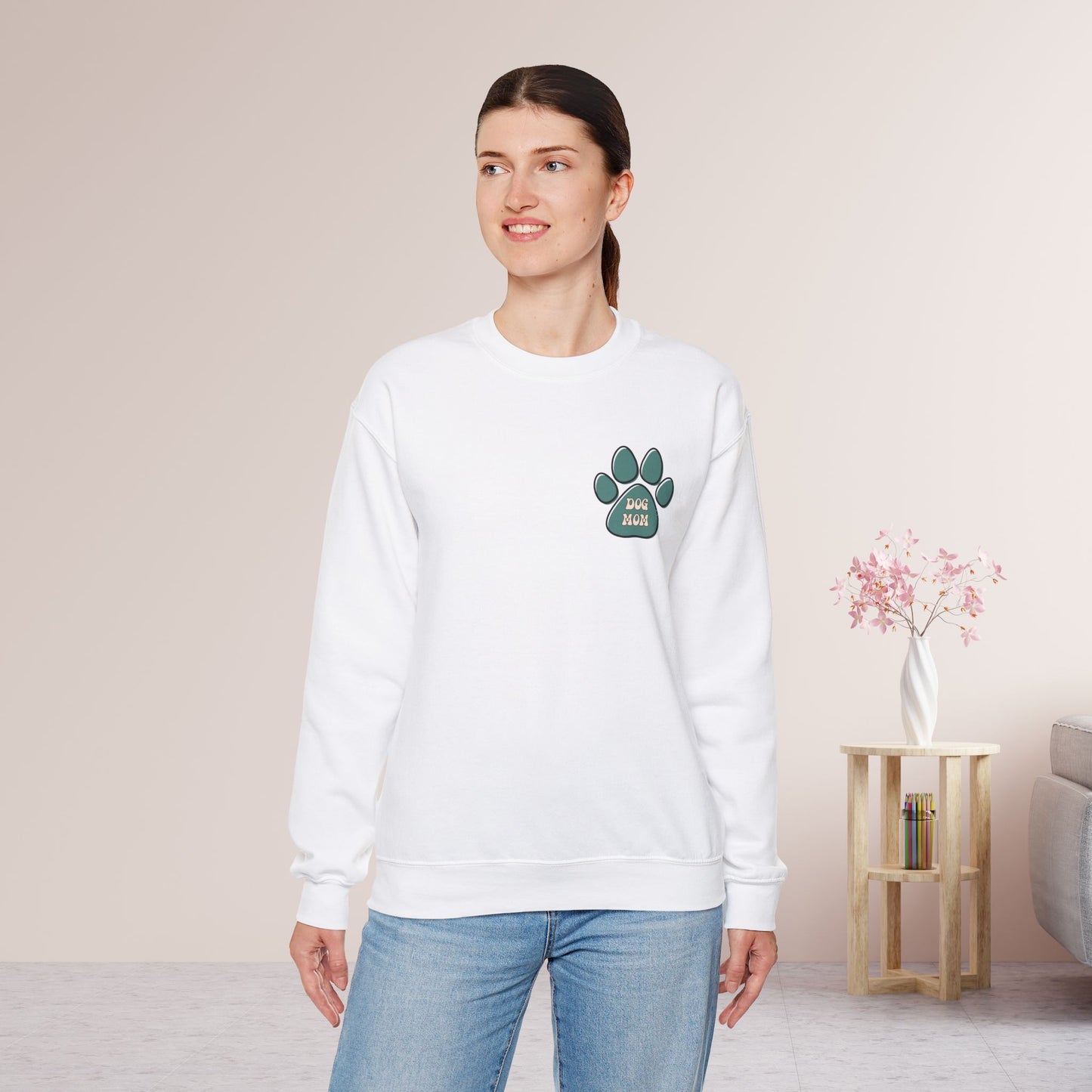 Retro Dog Mom Sweatshirt - Trendy Dog Mom Sweater