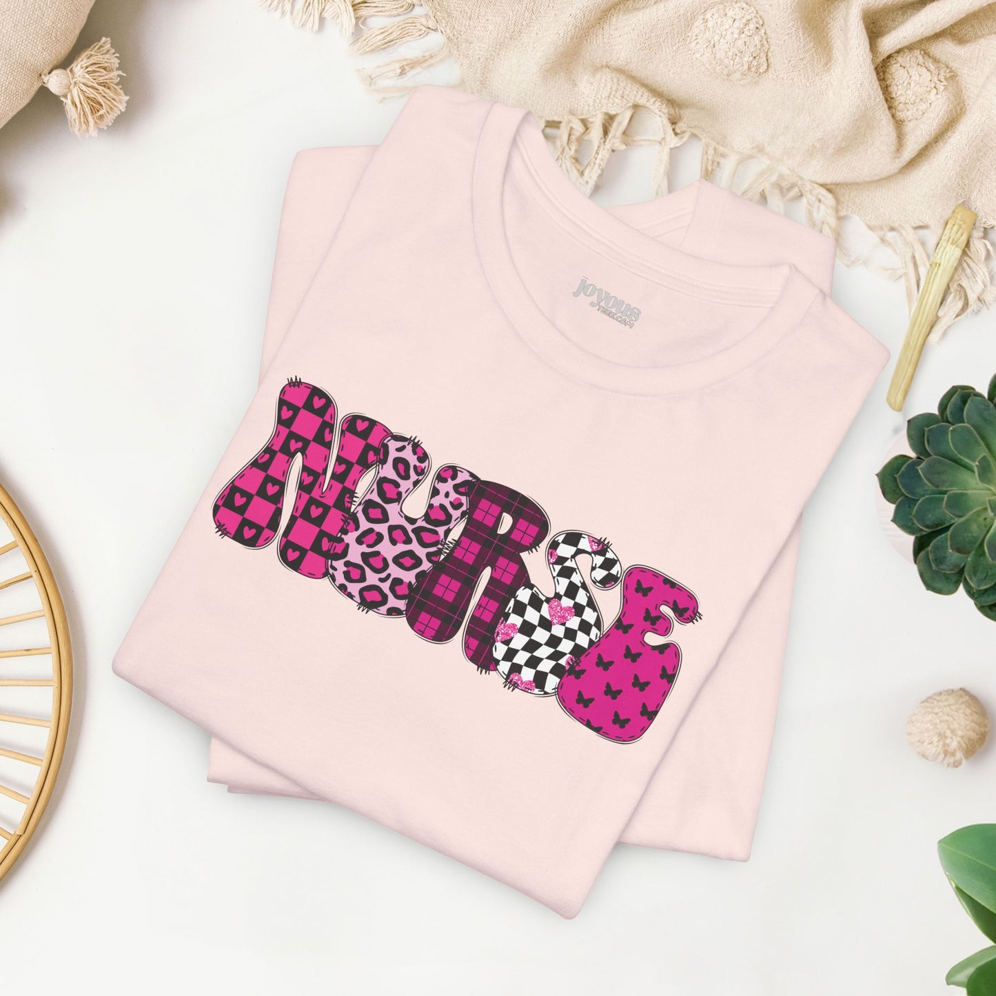 Groovy Font Nurse Shirt - Registered Nurse Soft Cotton Tee