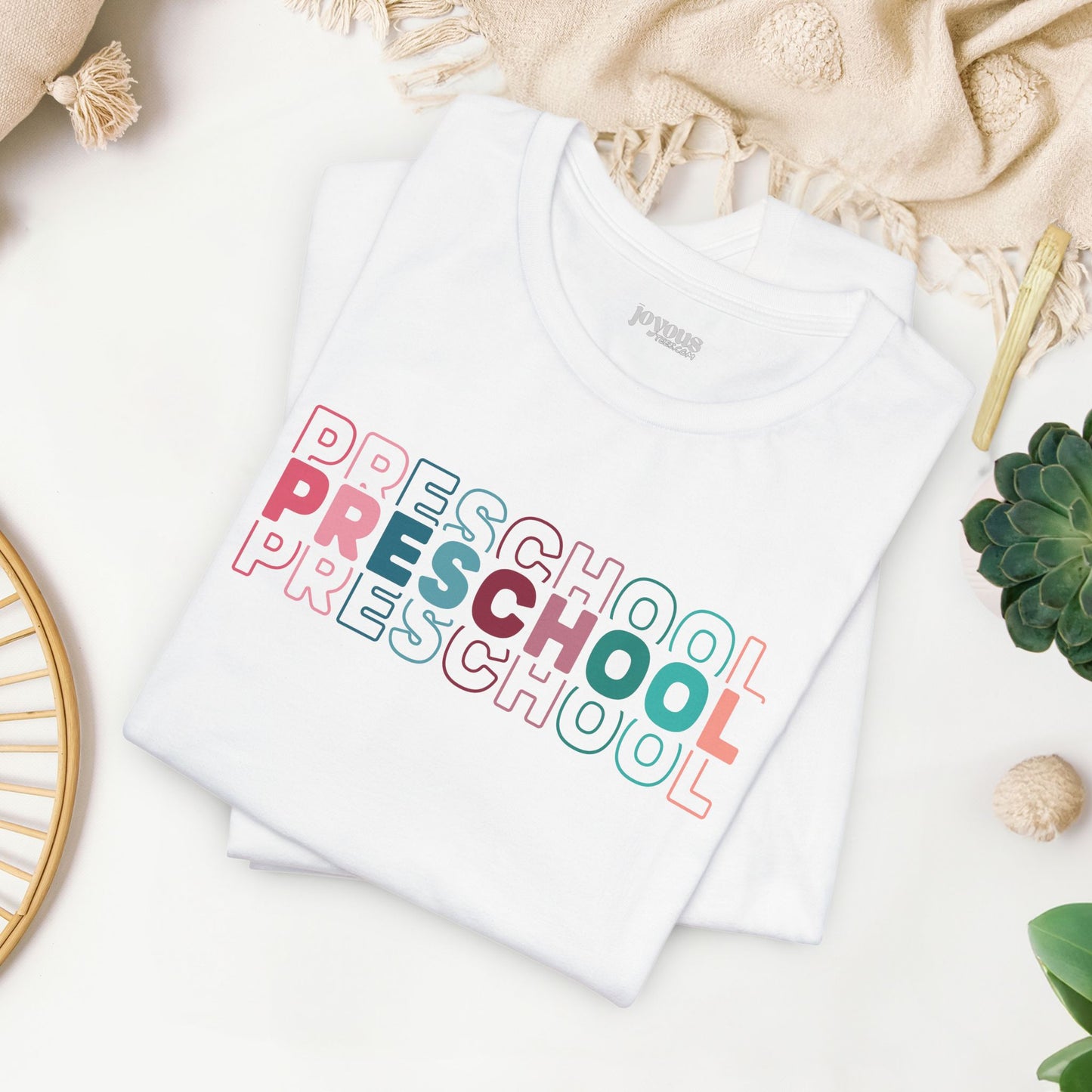 Unisex Preschool Teacher Soft Cotton Tee