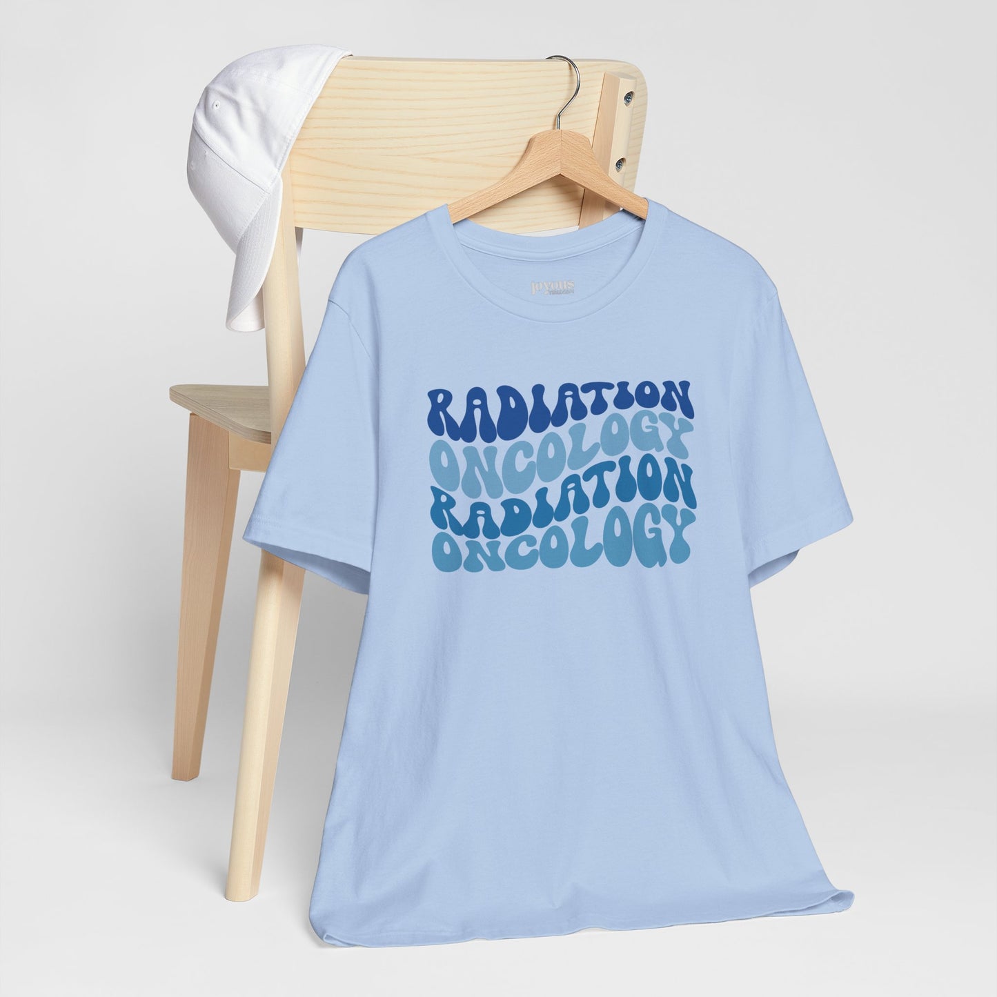 Blue Groovy Radiation Oncology Soft Cotton Tee