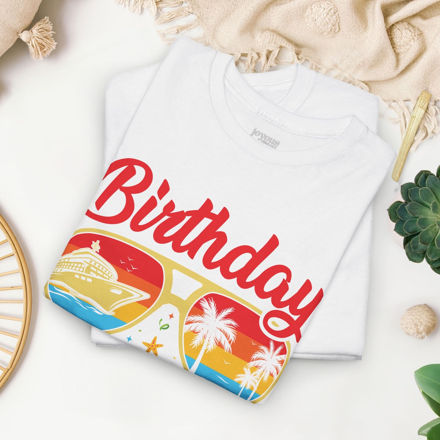 Birthday Cruise Squad Shirt - Family Cruise Vacation Heavy Cotton Tee