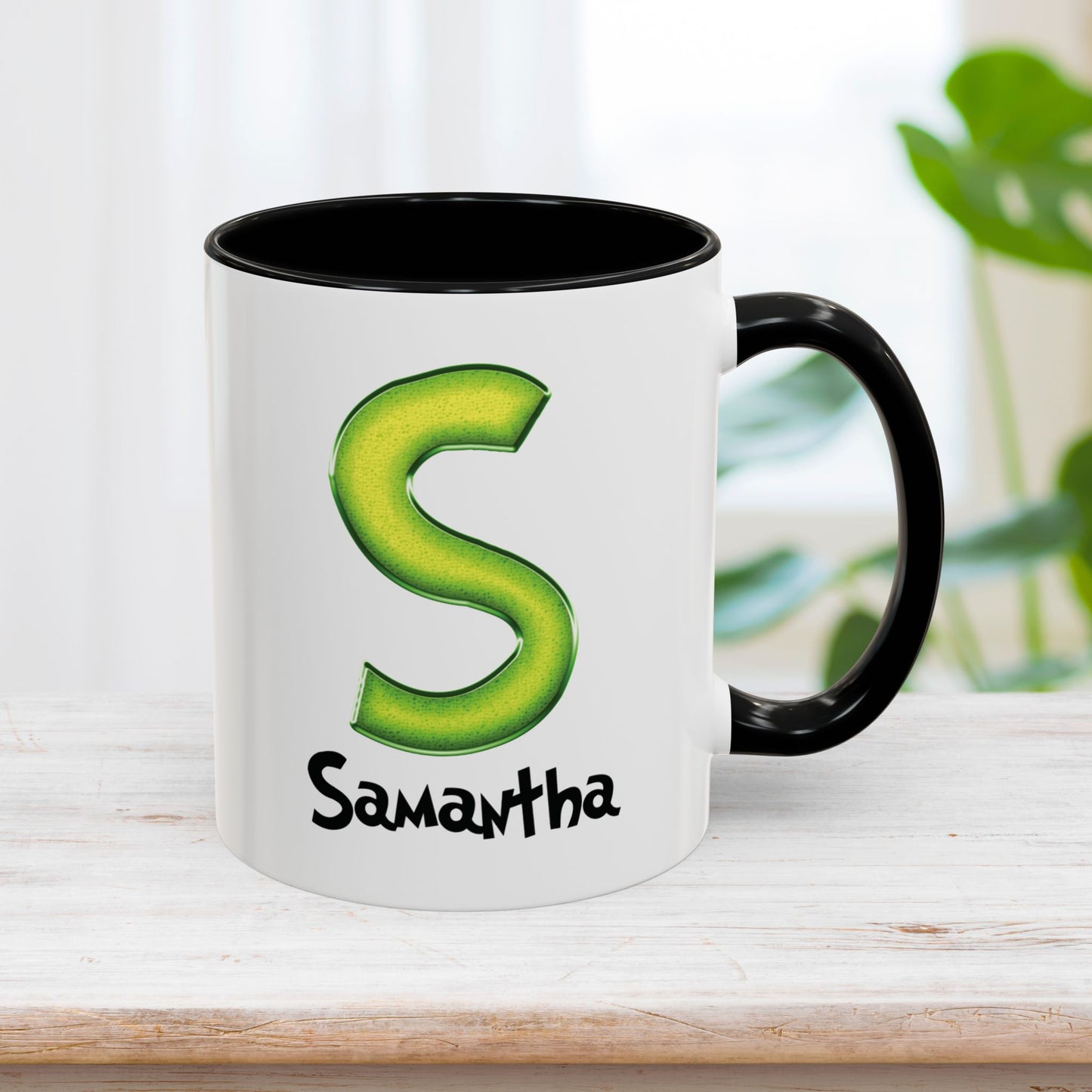 Custom Name Initial Grinch Letter Mug - Personalized Christmas Gifts - Grinch Mug A-Z