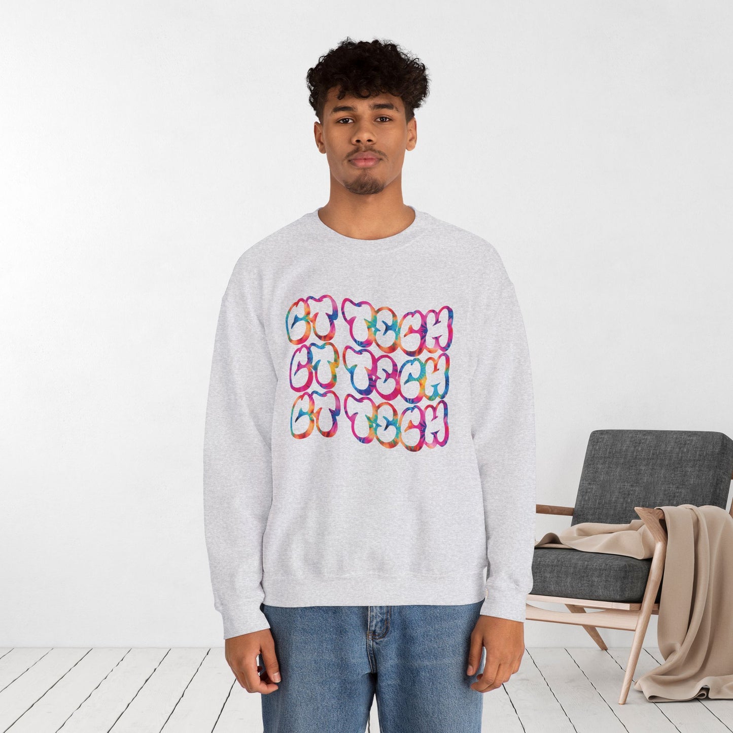 Tie Dye Groovy CT Tech Sweatshirt - CT Technologist Sweater