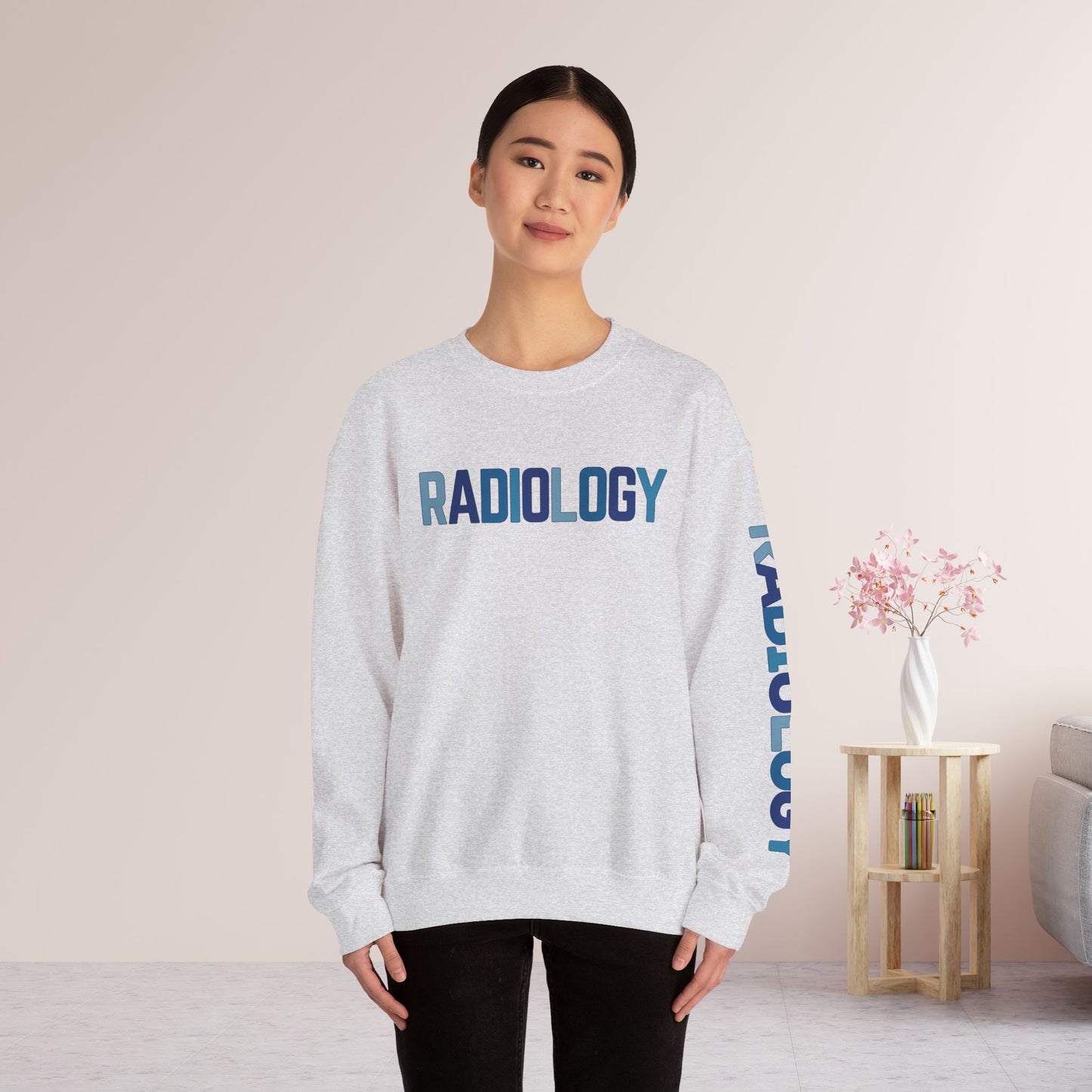 Trendy Blue Radiology Sweatshirt for RAD Technician